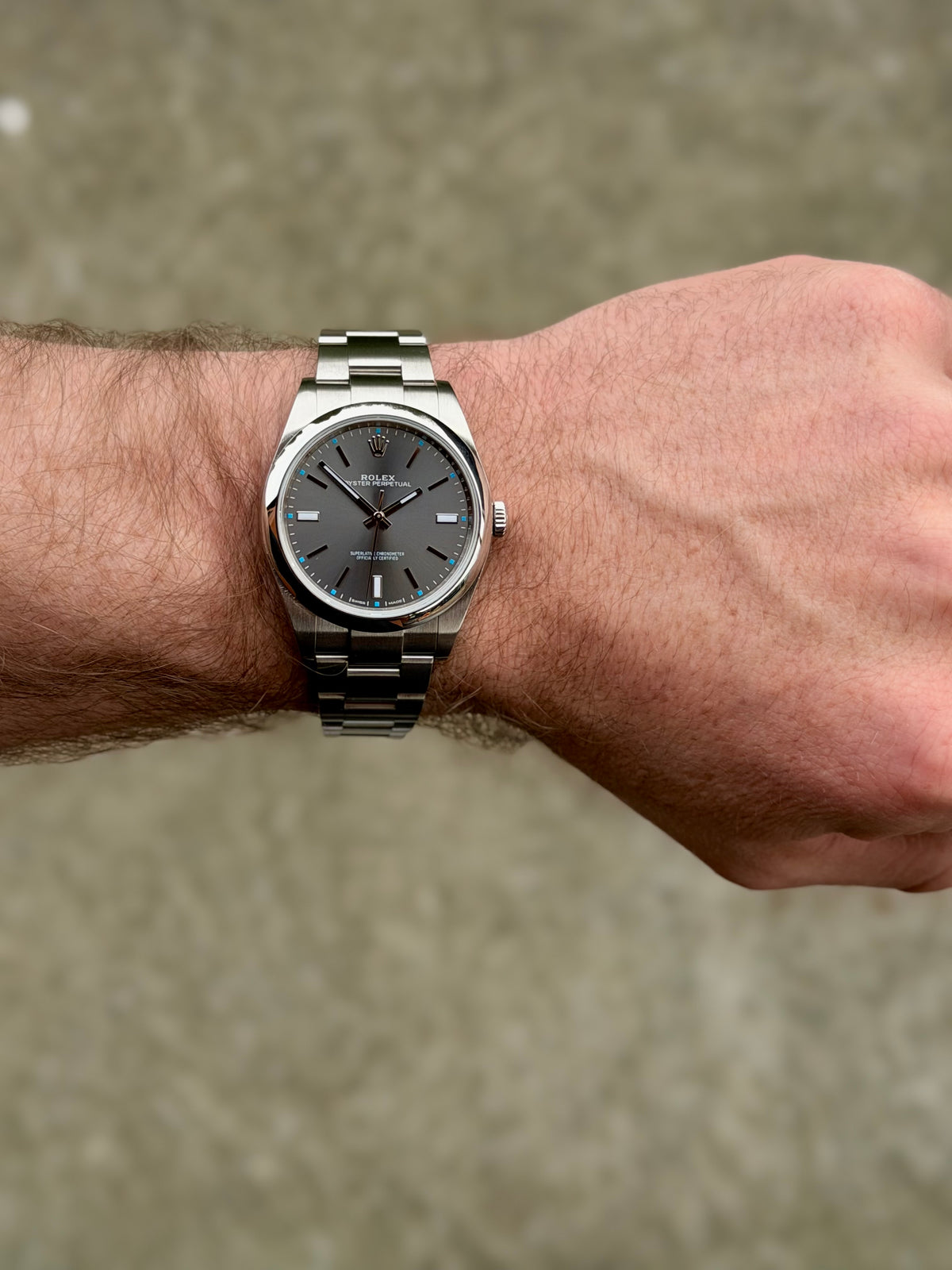 2018 Rolex Oyster Perpetual 39 | 114300 | Rhodium Dial