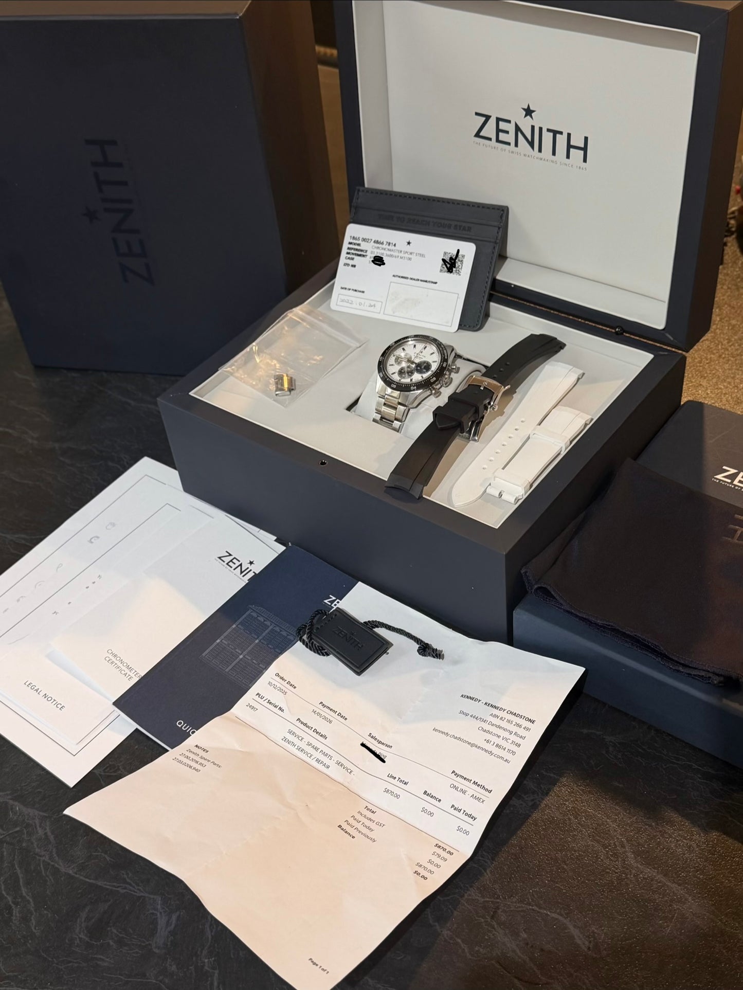2022 Zenith Chronomaster Sport “Panda” Full Set + Serviced
