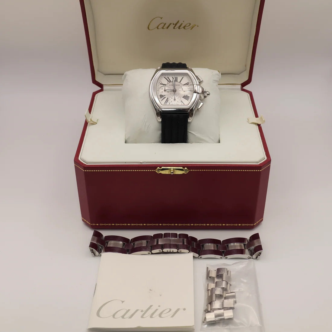 2014 Cartier Roadster Chronograph XL | W62019X6 | Watch, Box & Books