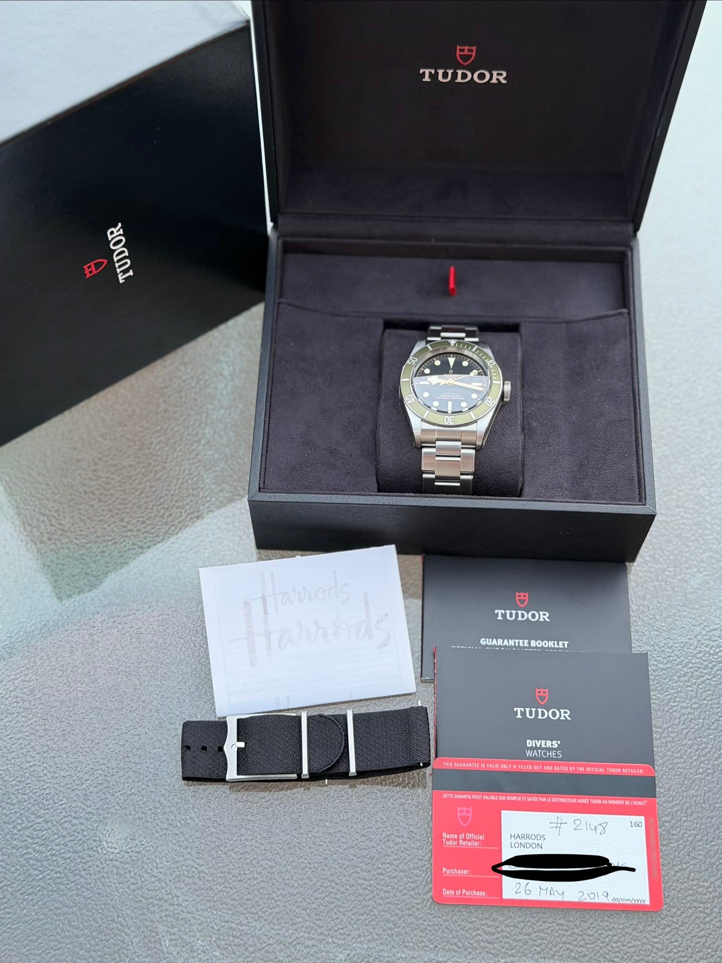 2019 Tudor Black Bay “Harrods” | NOS | Full Set | Stickered