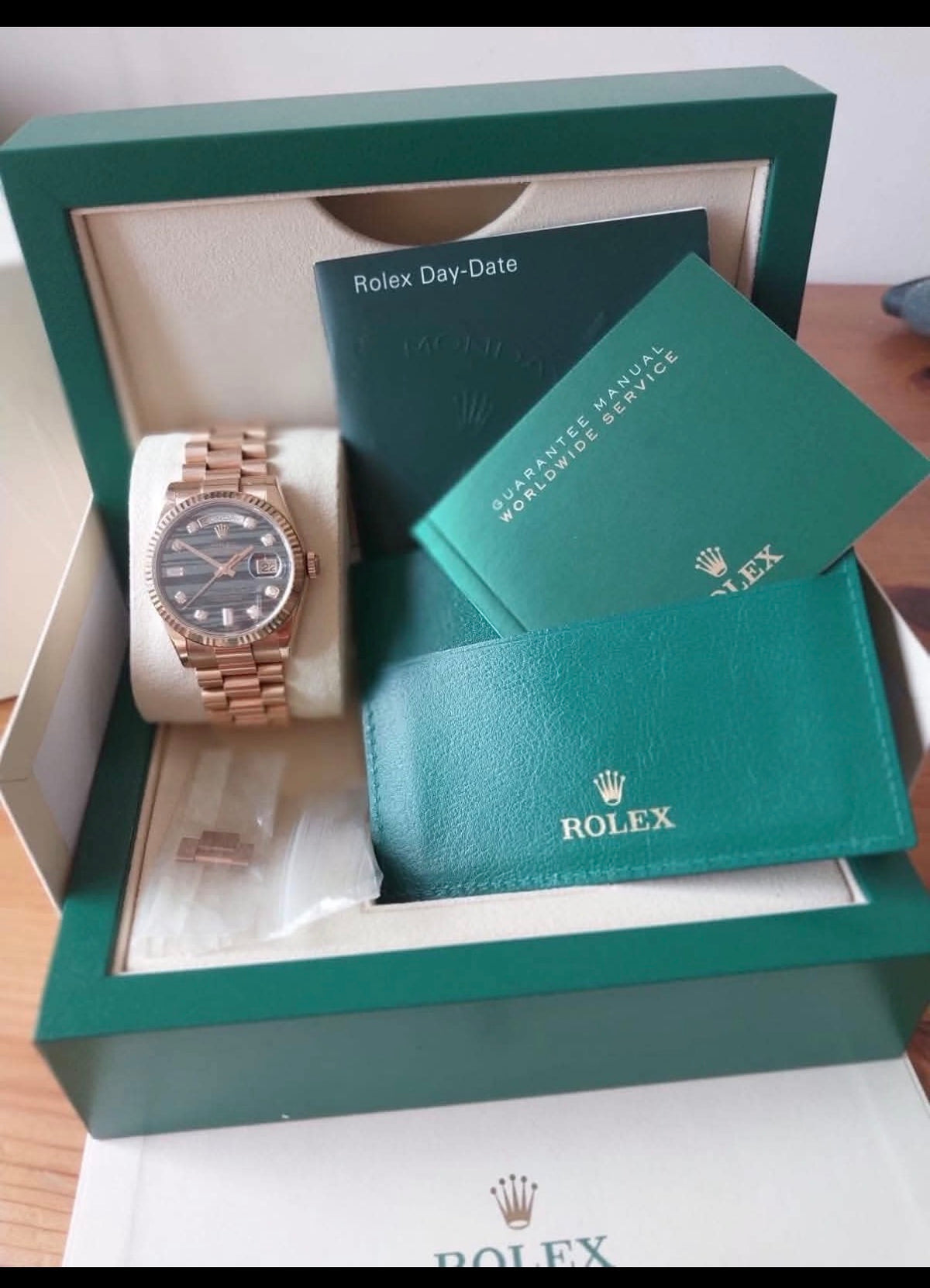 2016 Rolex Day-Date 36 | 118235 | Ferrite Diamond Dial | Full Set