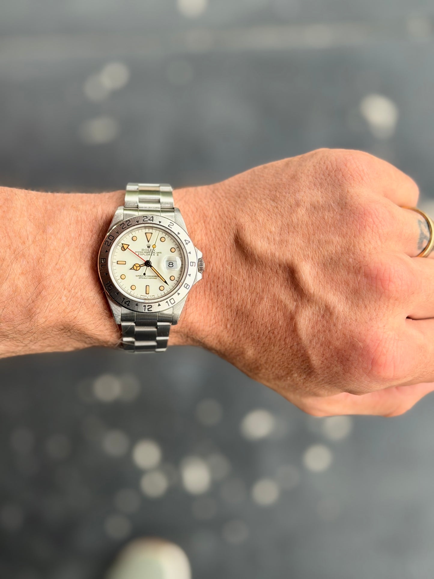 1991 Rolex Explorer II 16570 | Panna Dial | Chichi di Mais