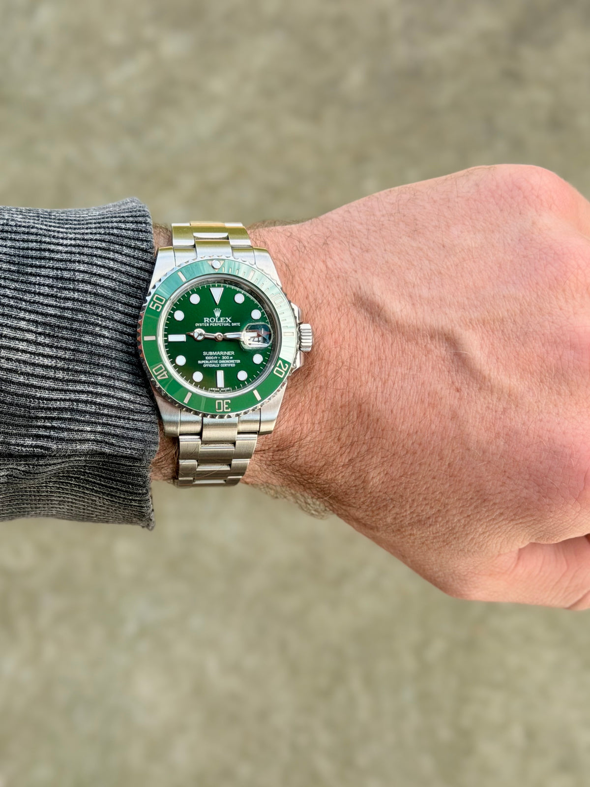 Rolex Submariner Date “Hulk” | 116610LV | G Serial Mk1 Dial