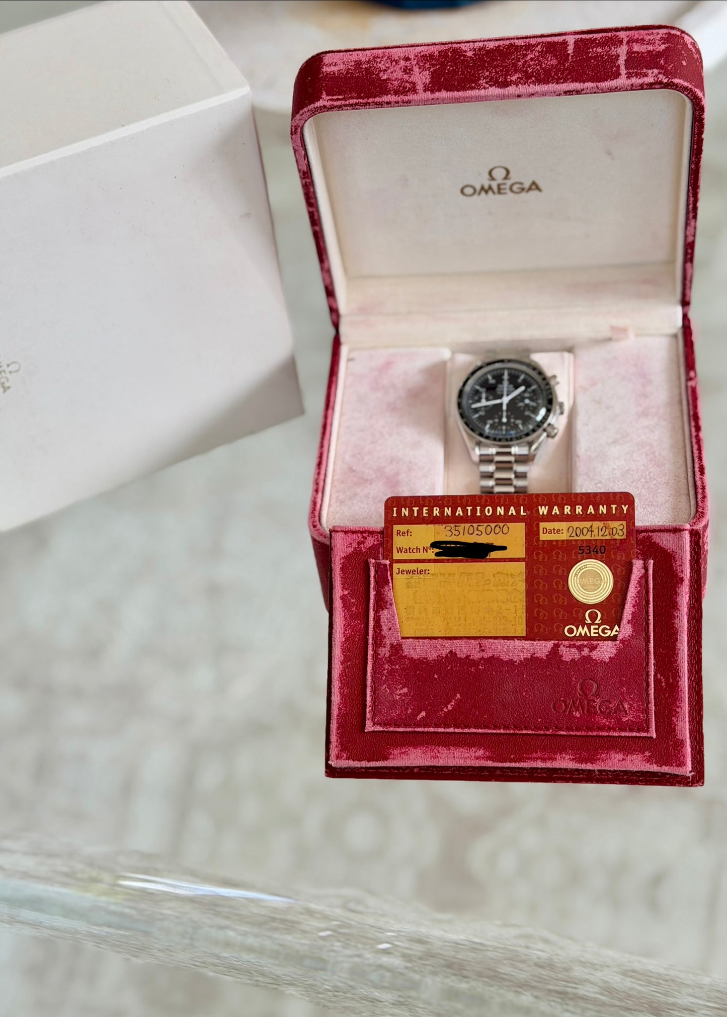 2004 Omega Speedmaster Reduced 3510.50 - Box and Papers