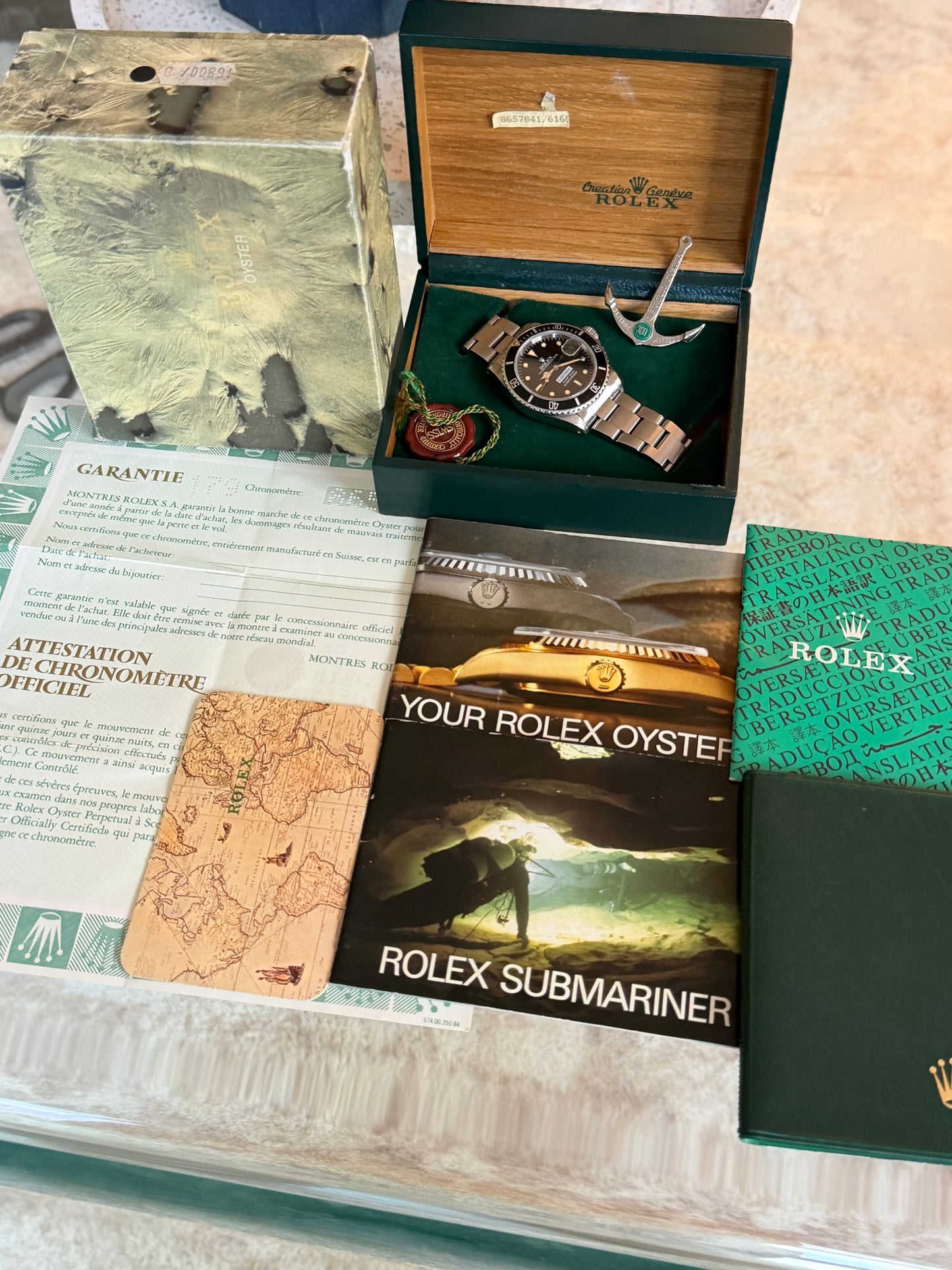 Rolex Submariner Date 16800 Comex | 1985 | Full Collector’s Set
