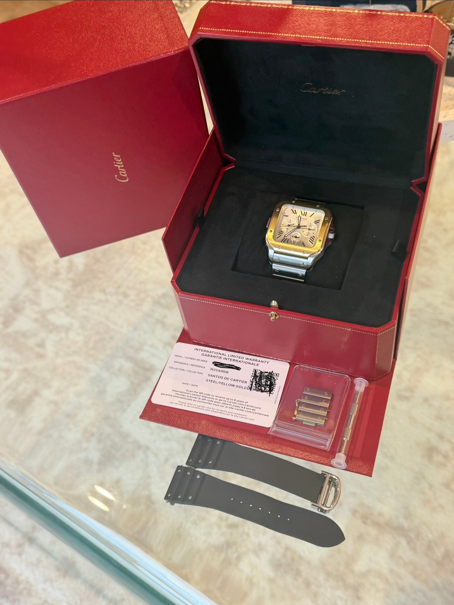2023 Cartier Santos W2SA0008 | Full Set