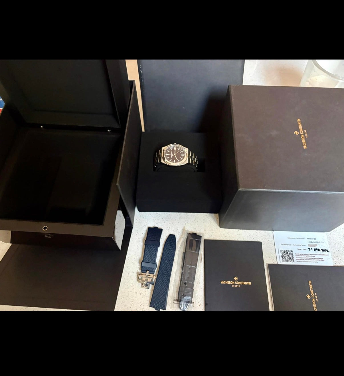 2022 Vacheron Constantin Overseas 4500V | Blue Dial | Full Set