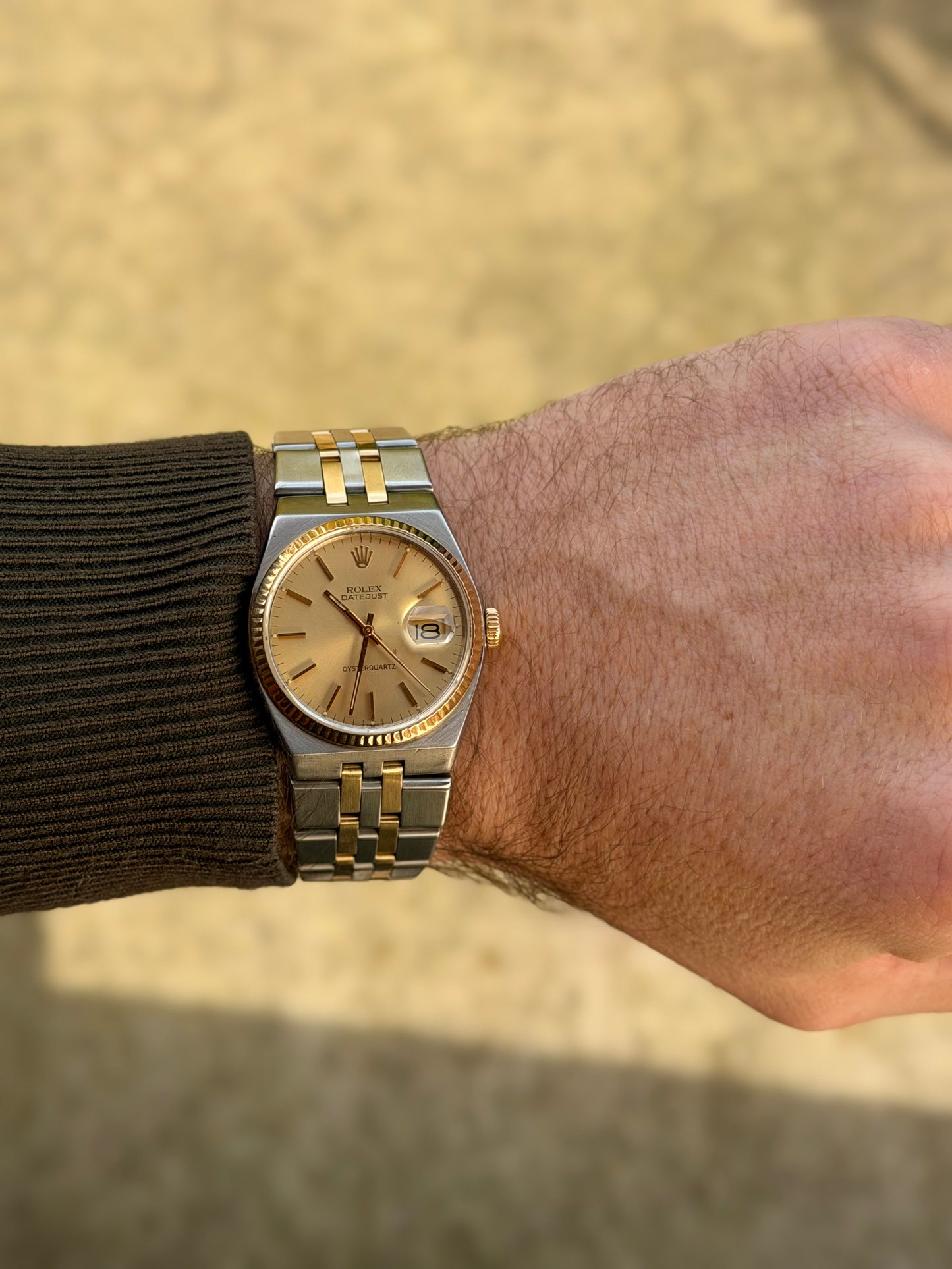 1980 Rolex Datejust OysterQuartz 17013 | Two Tone | Watch Only