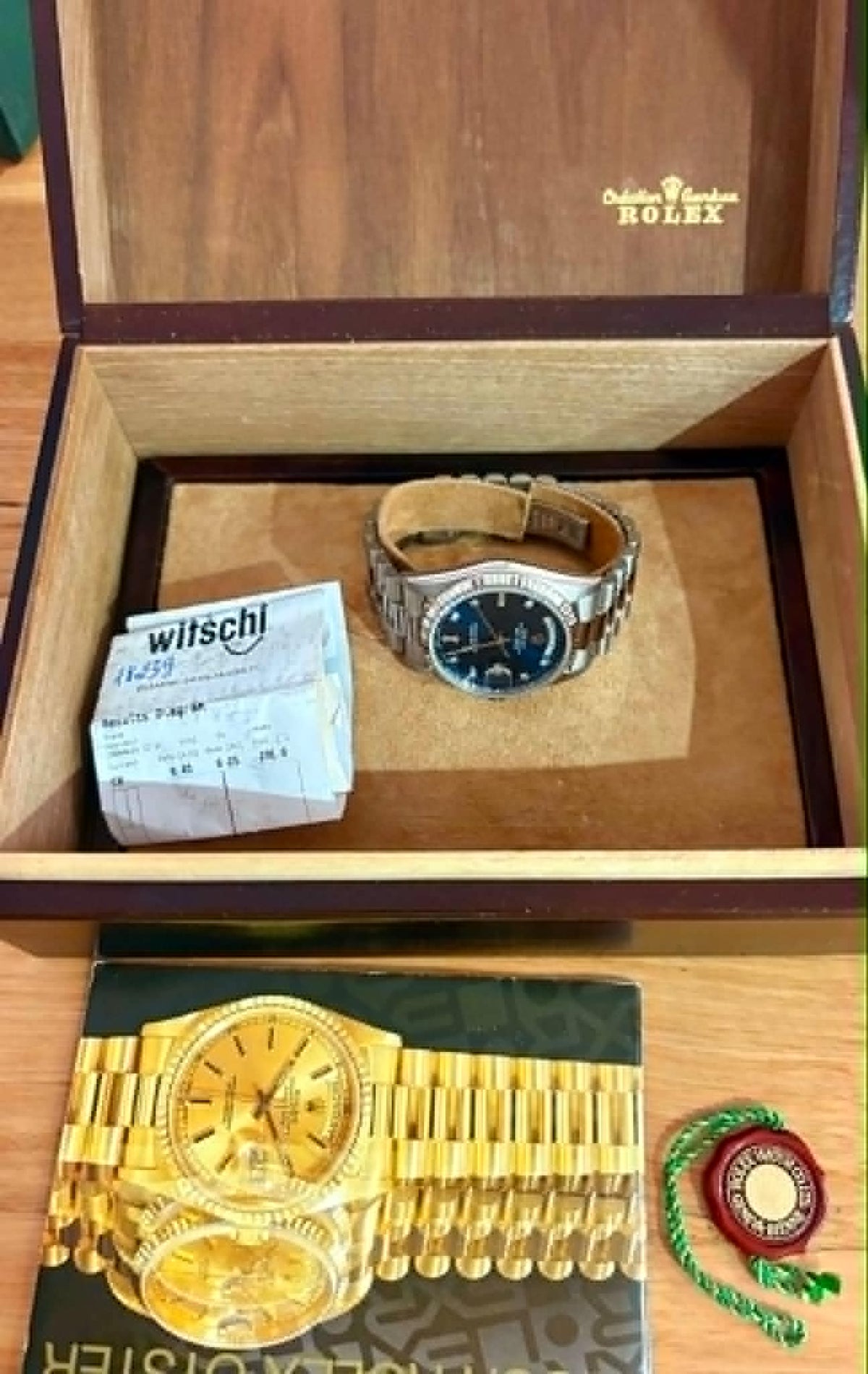 1989 Rolex Day-Date 36 | 18239 | Blue Diamond Dial | L-Serial