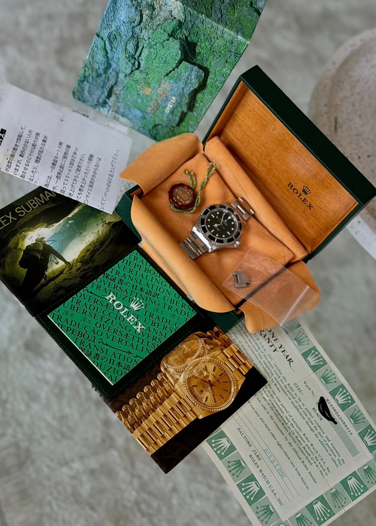 1997 Submariner 14060 Unpolished full set