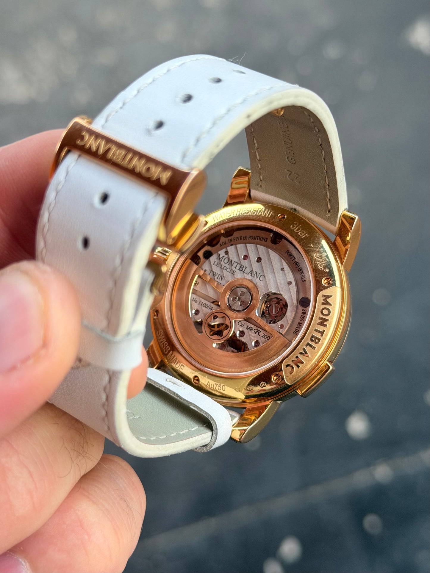 Montblanc Nicolas Rieussec Chronograph | 18k Rose Gold | Diamond Bezel