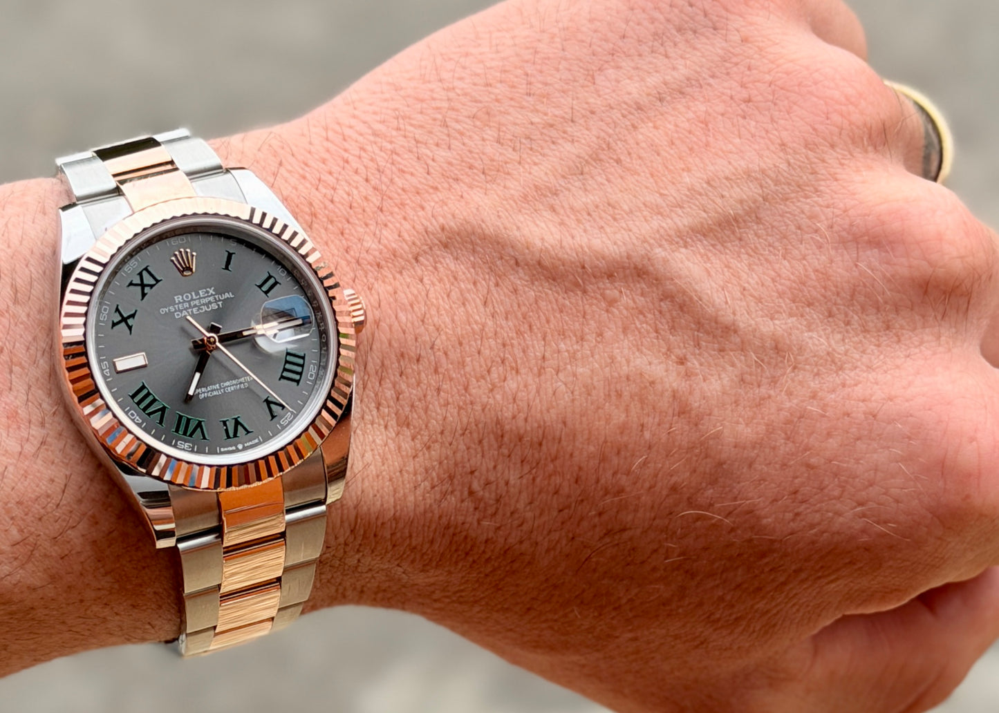 2026 Rolex DJ41 | 126331 Wimbledon | Full Set | 18k Rose Gold