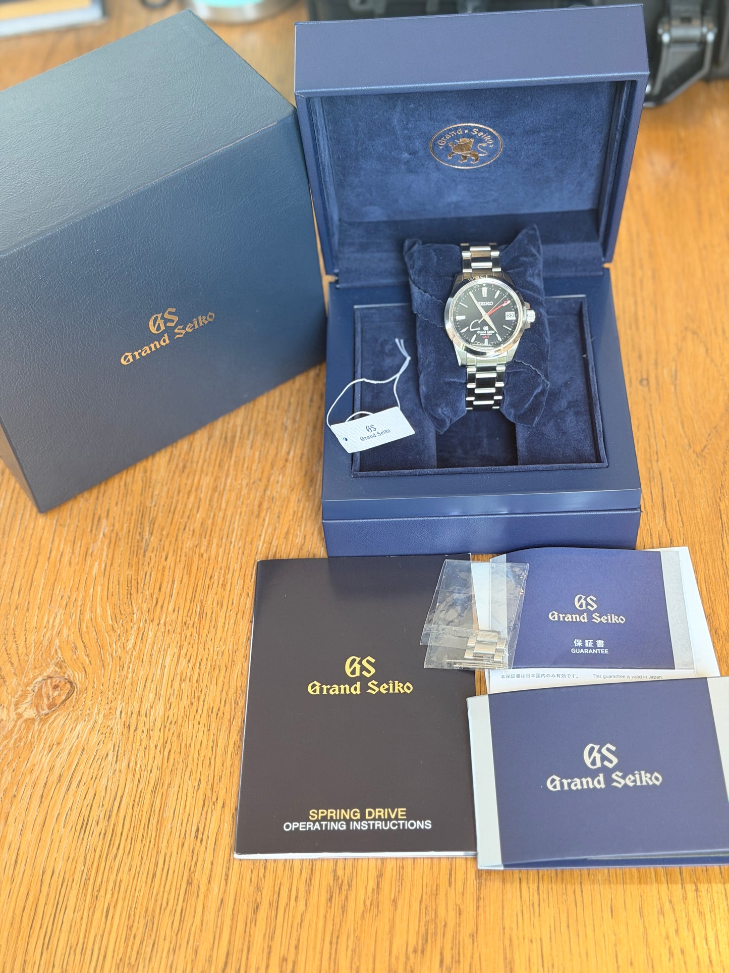 2017 Grand Seiko SBGE013 Spring Drive GMT - Full Set