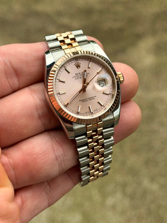 Rolex Datejust 36 | 116231 | Sundust | Rose Gold | Super Jubilee