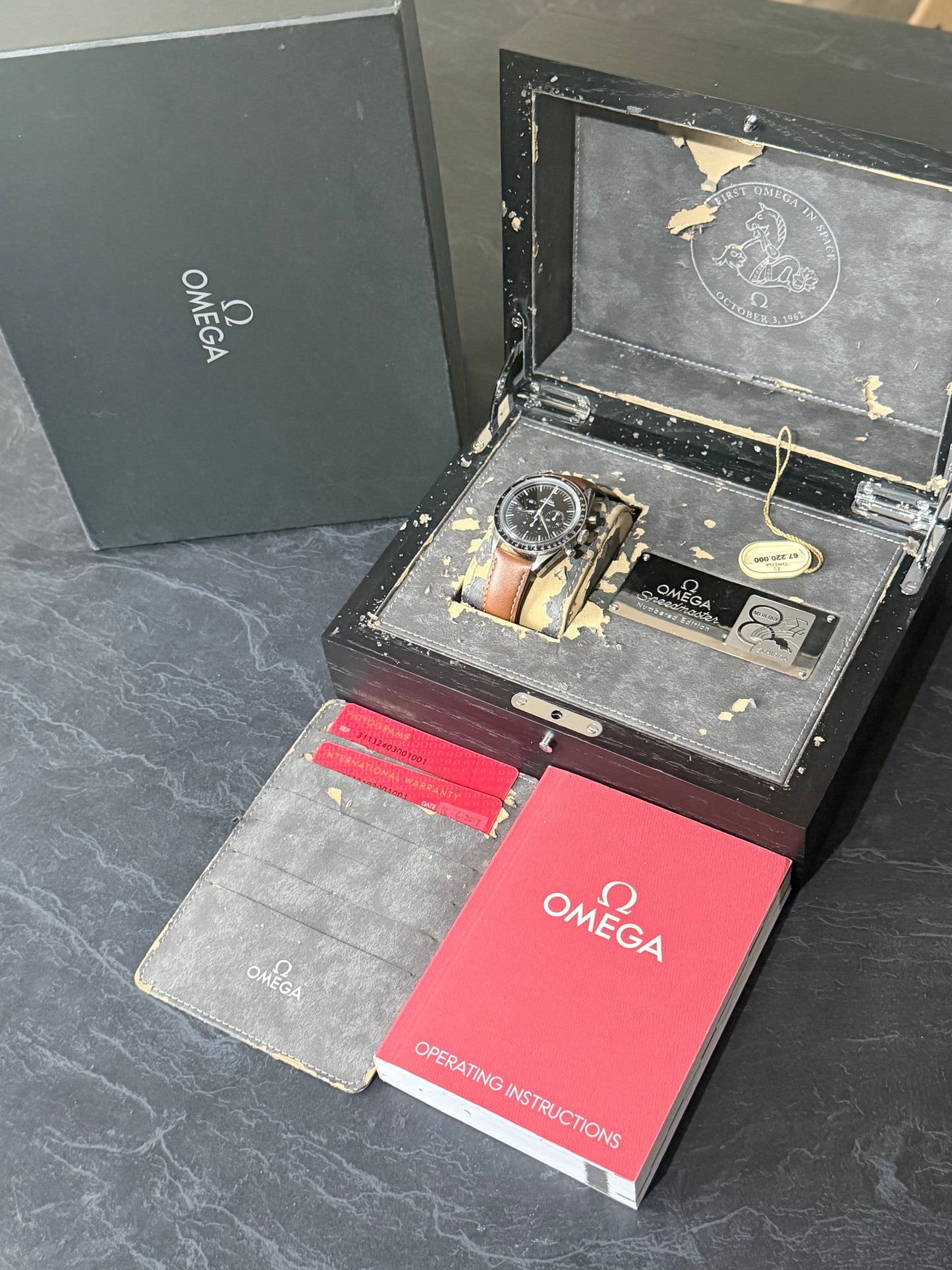 2017 Omega First Omega in Space | FOIS | Complete Set
