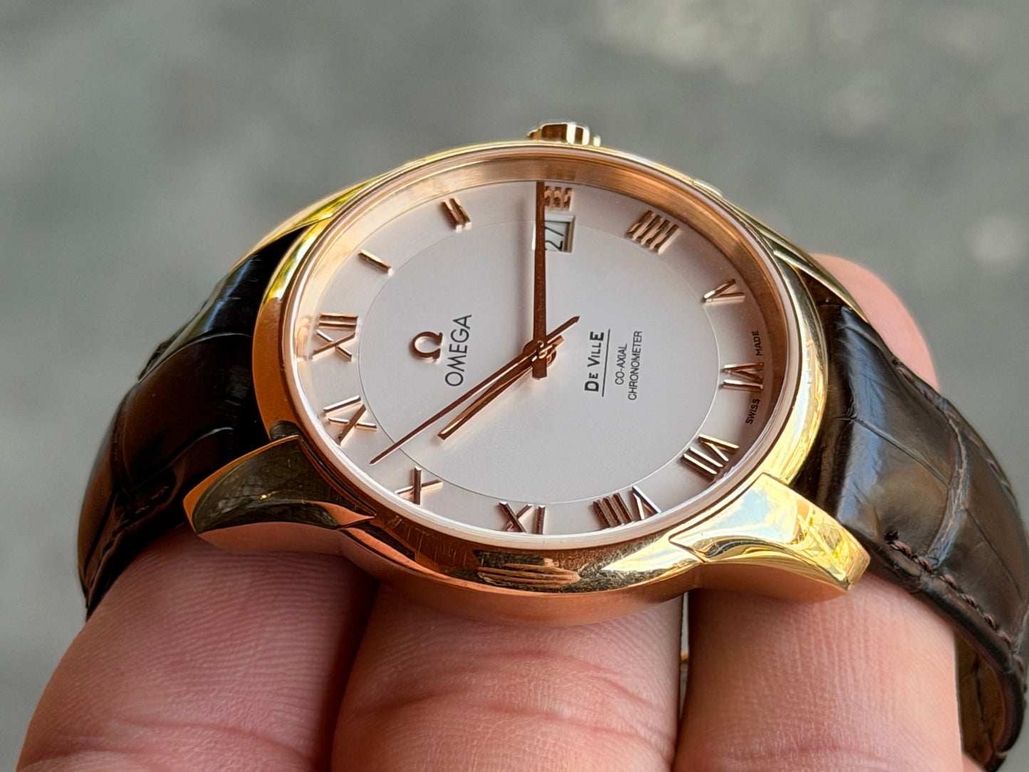 Omega De Ville 41mm 18k Rose Gold