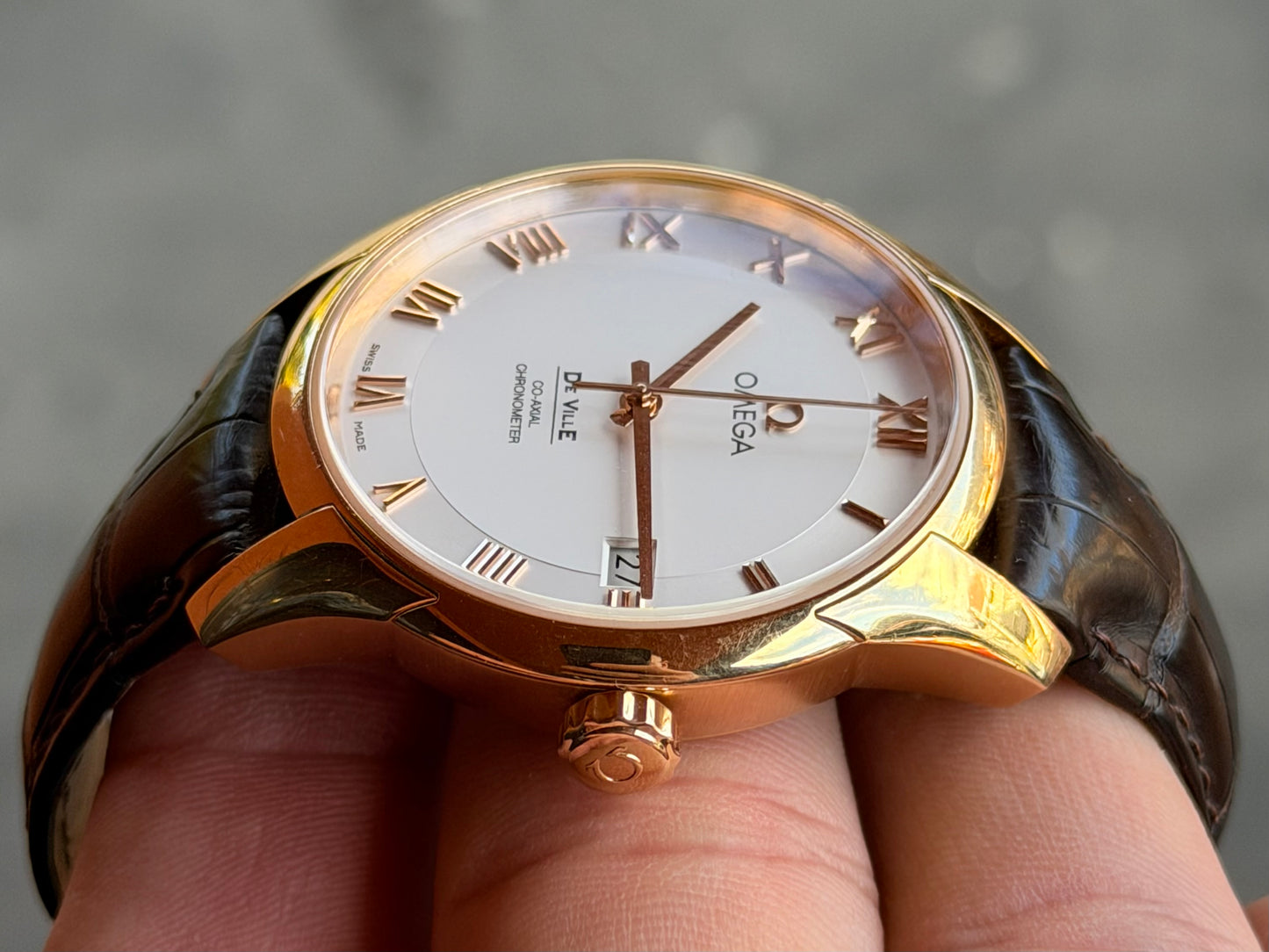 Omega De Ville 41mm 18k Rose Gold