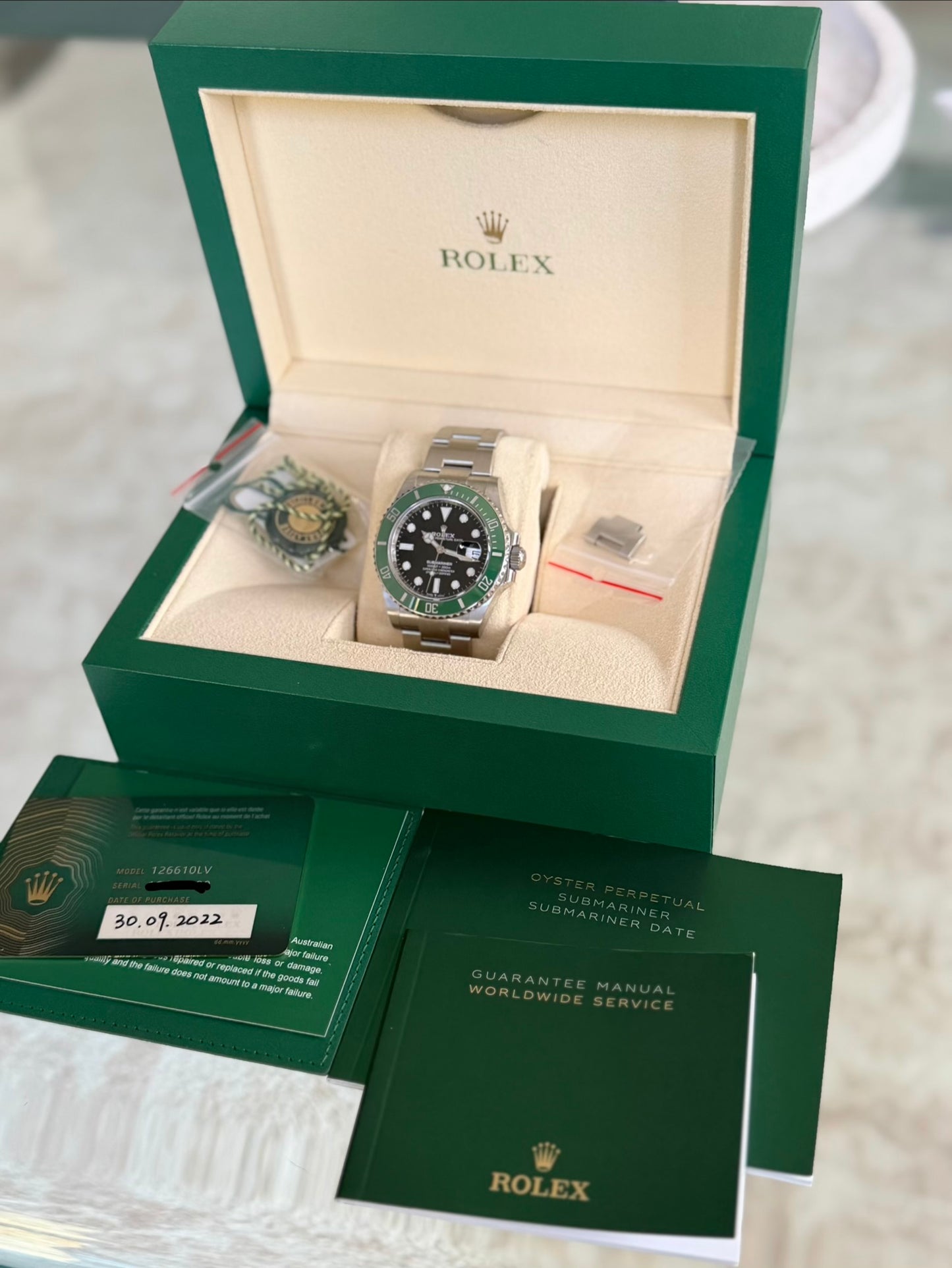 2022 Rolex Submariner Date | 126610LV “Starbucks” | Full Set