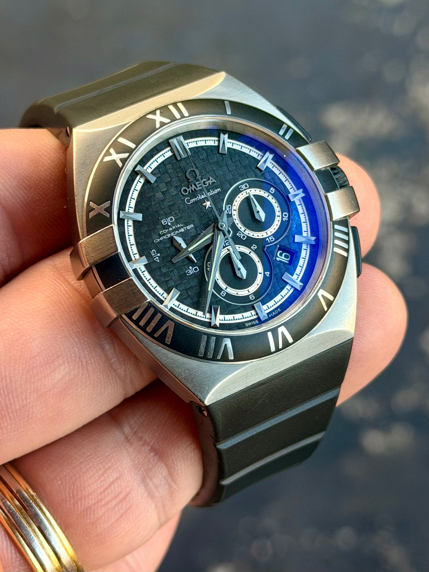 Omega Constellation Double Eagle | 121.92.41.50.01.001 | Full Titanium | Full Set