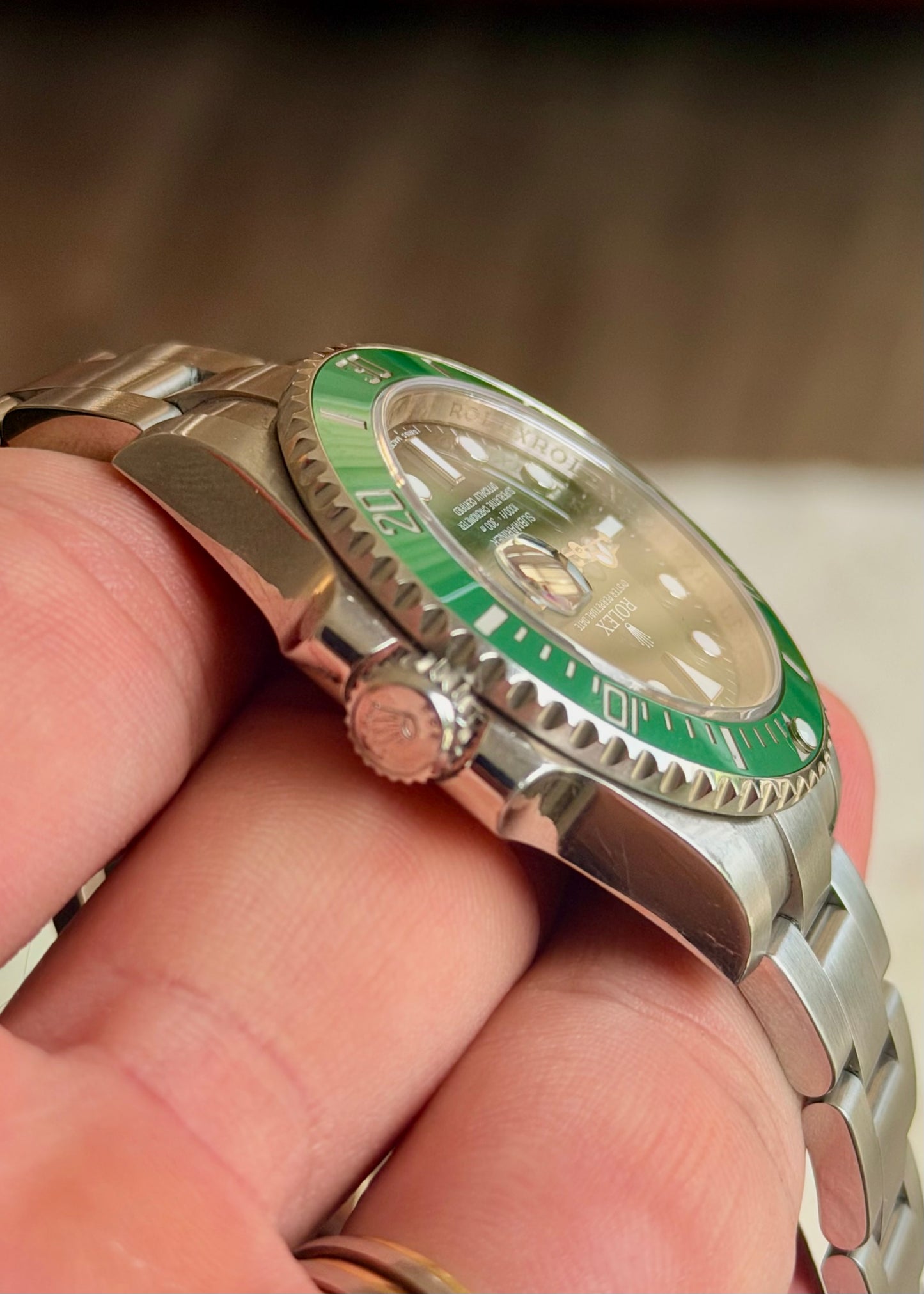2012 Rolex Submariner 116610LV “Hulk” - Box and papers with white tag