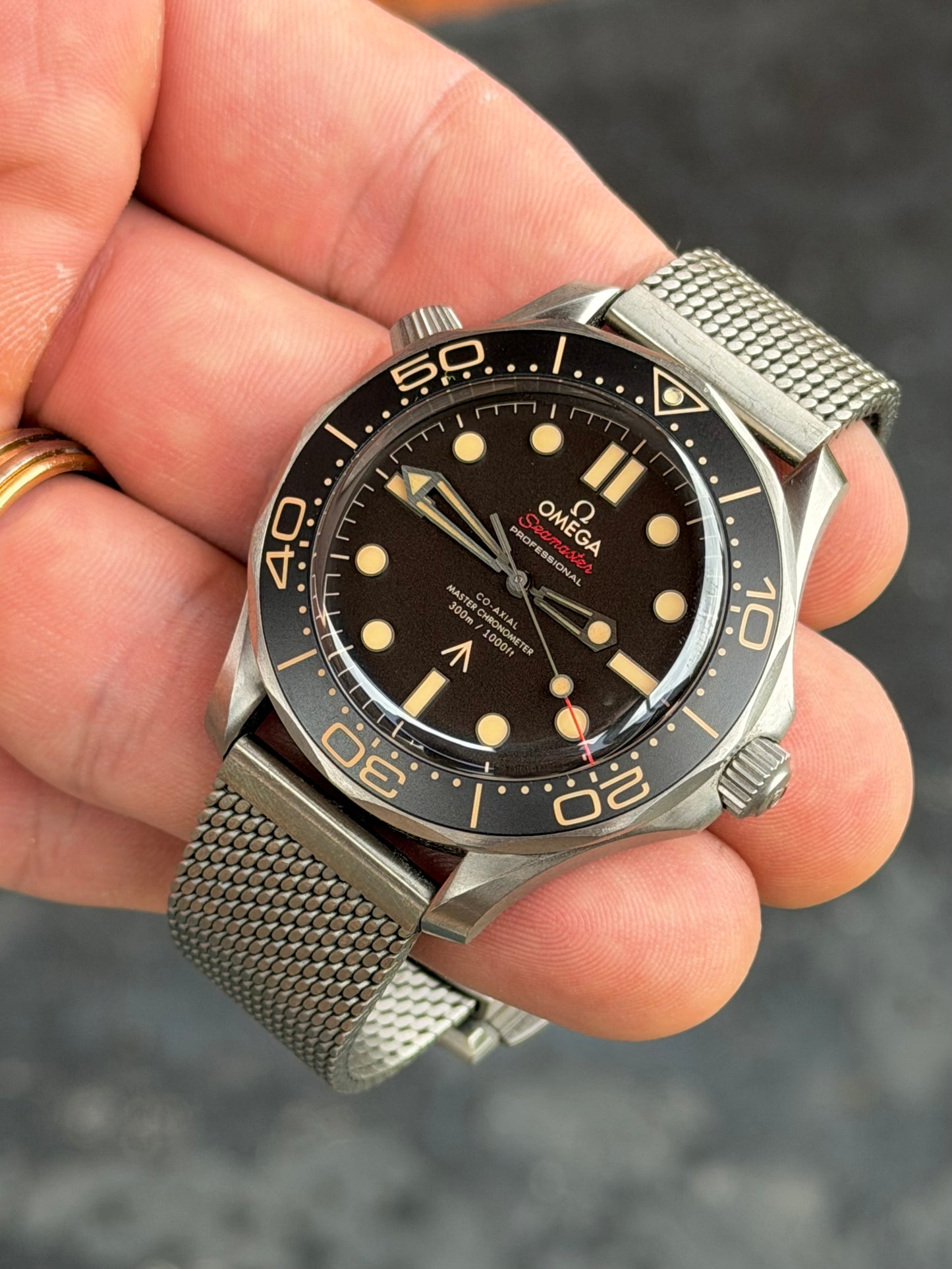 2023 Omega Seamaster Diver 300M “No Time to Die” | 42mm Titanium | Full Set