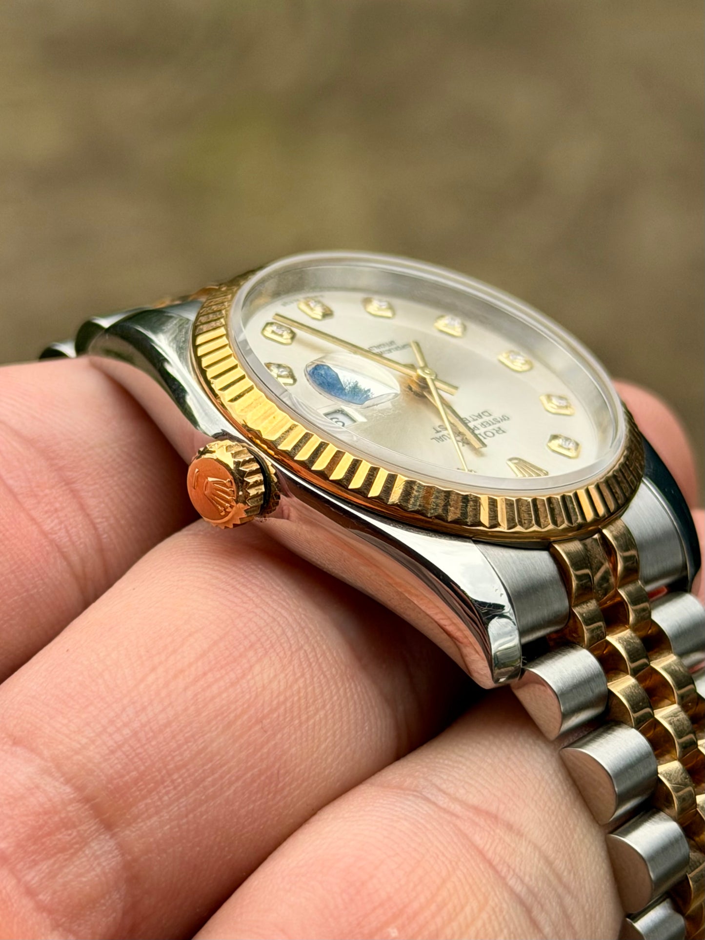Rolex Datejust 36 | 116233 | Silver Diamond | Super Jubilee | Full Set