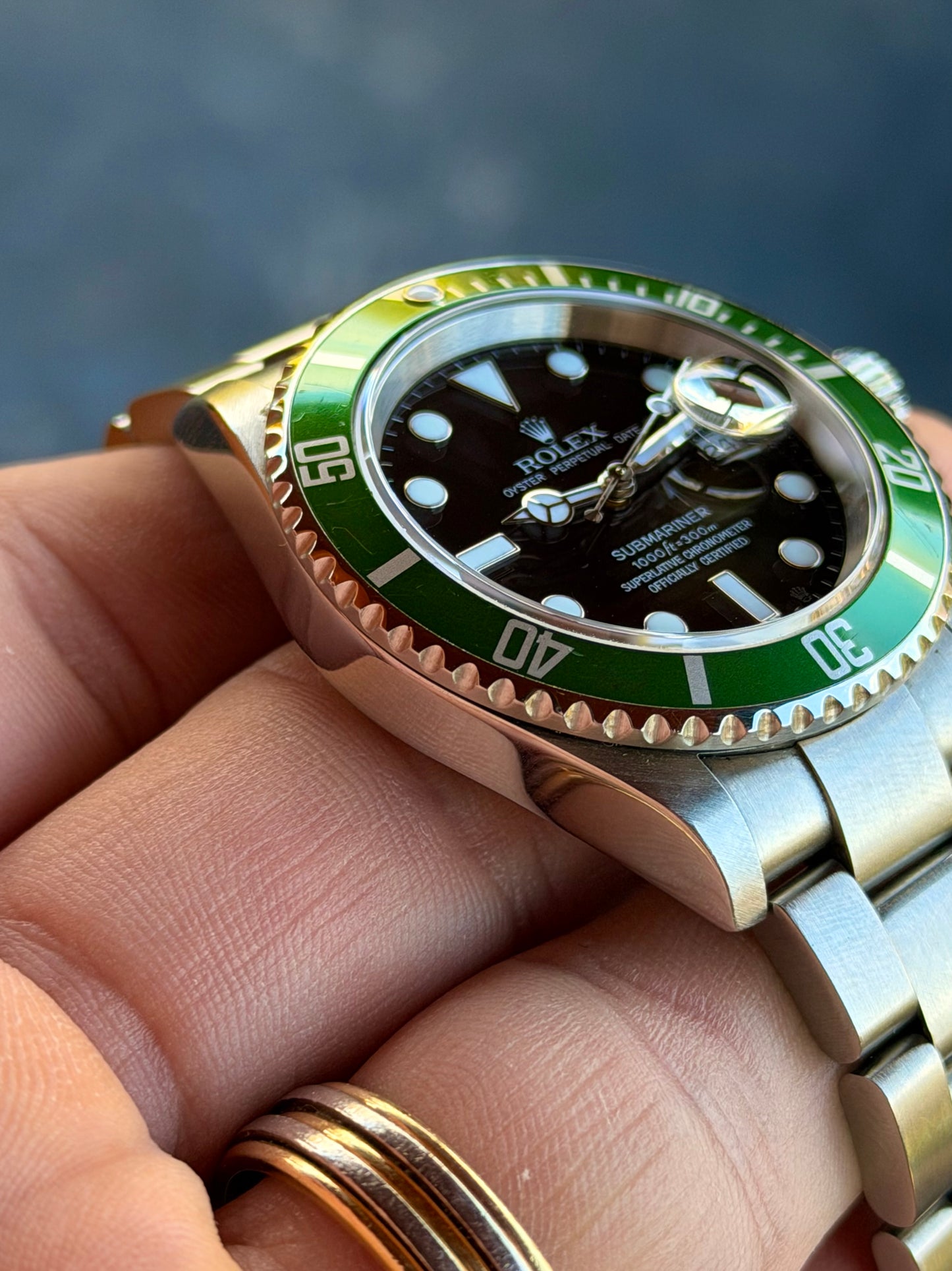 2005 Rolex Submariner Date “Kermit” | 16610LV | Box & Books