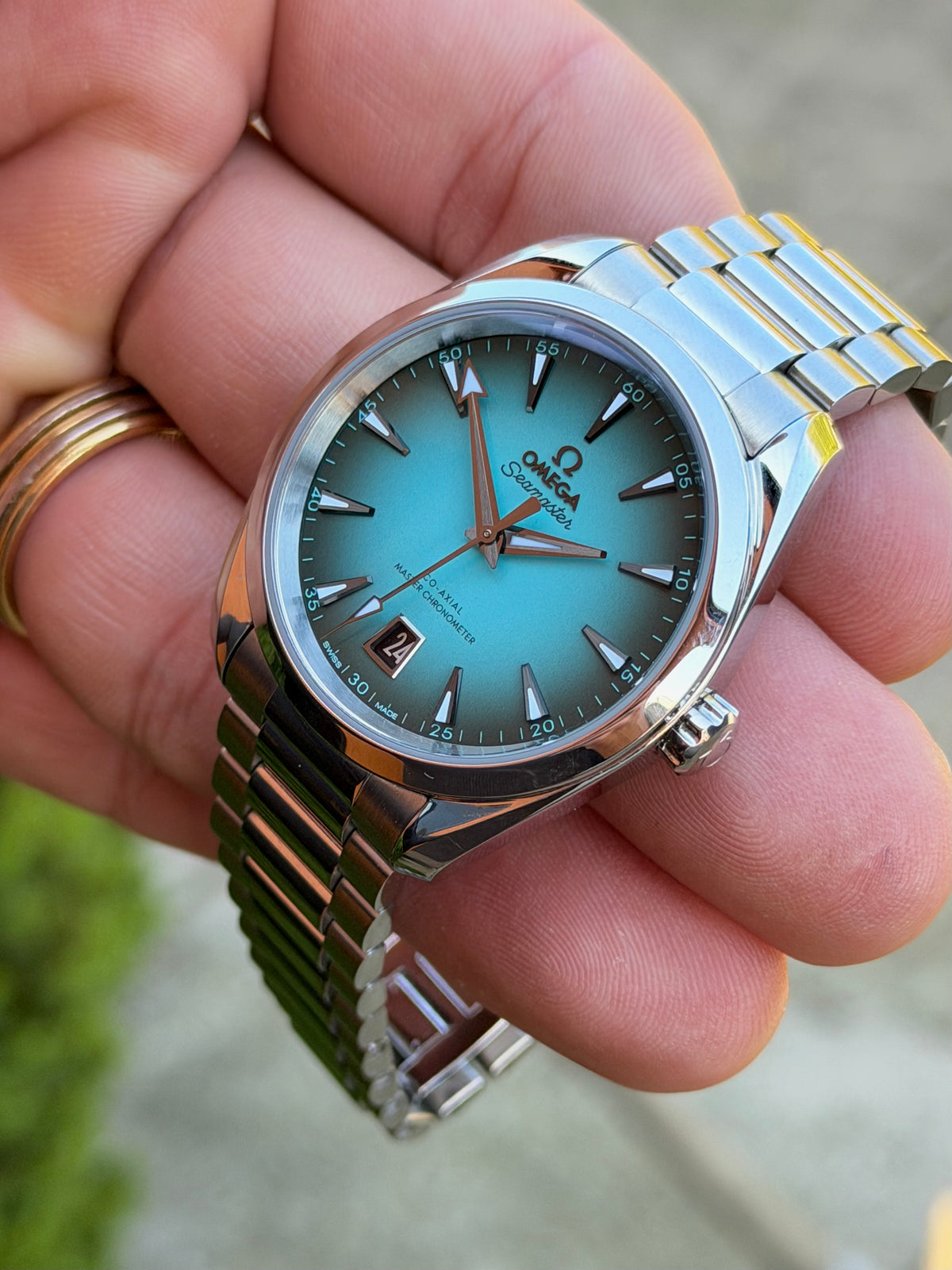 2026 Omega Seamaster Aqua Terra 38 | Turquoise Dial | Full Set