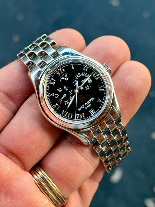 Circa 2000 Patek Philippe Annual Calendar | Moonphase | 18k White Gold | 5036/1
