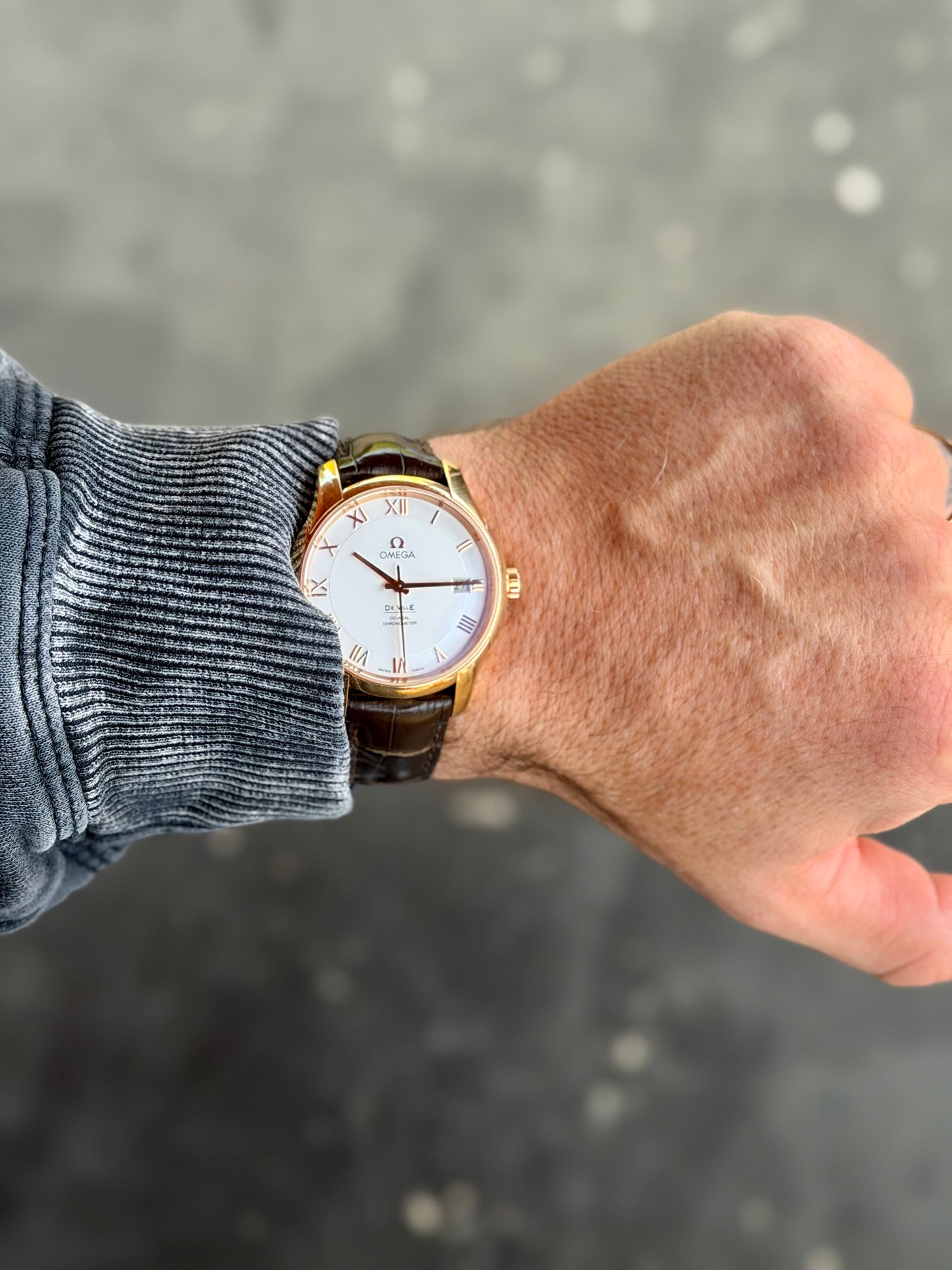 Omega De Ville 41mm 18k Rose Gold