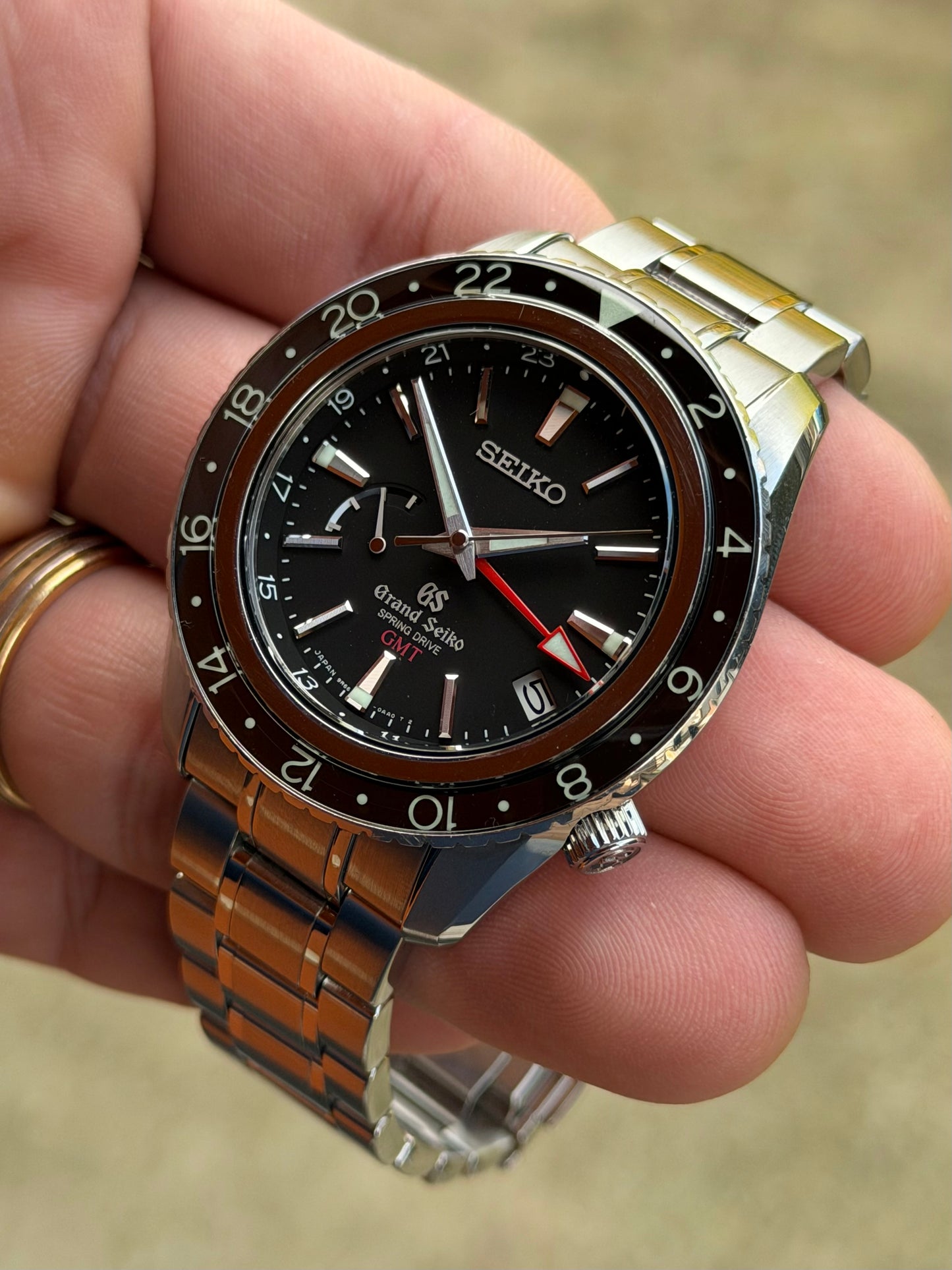2009 Grand Seiko SBGE001 | Full Set | Spring Drive GMT