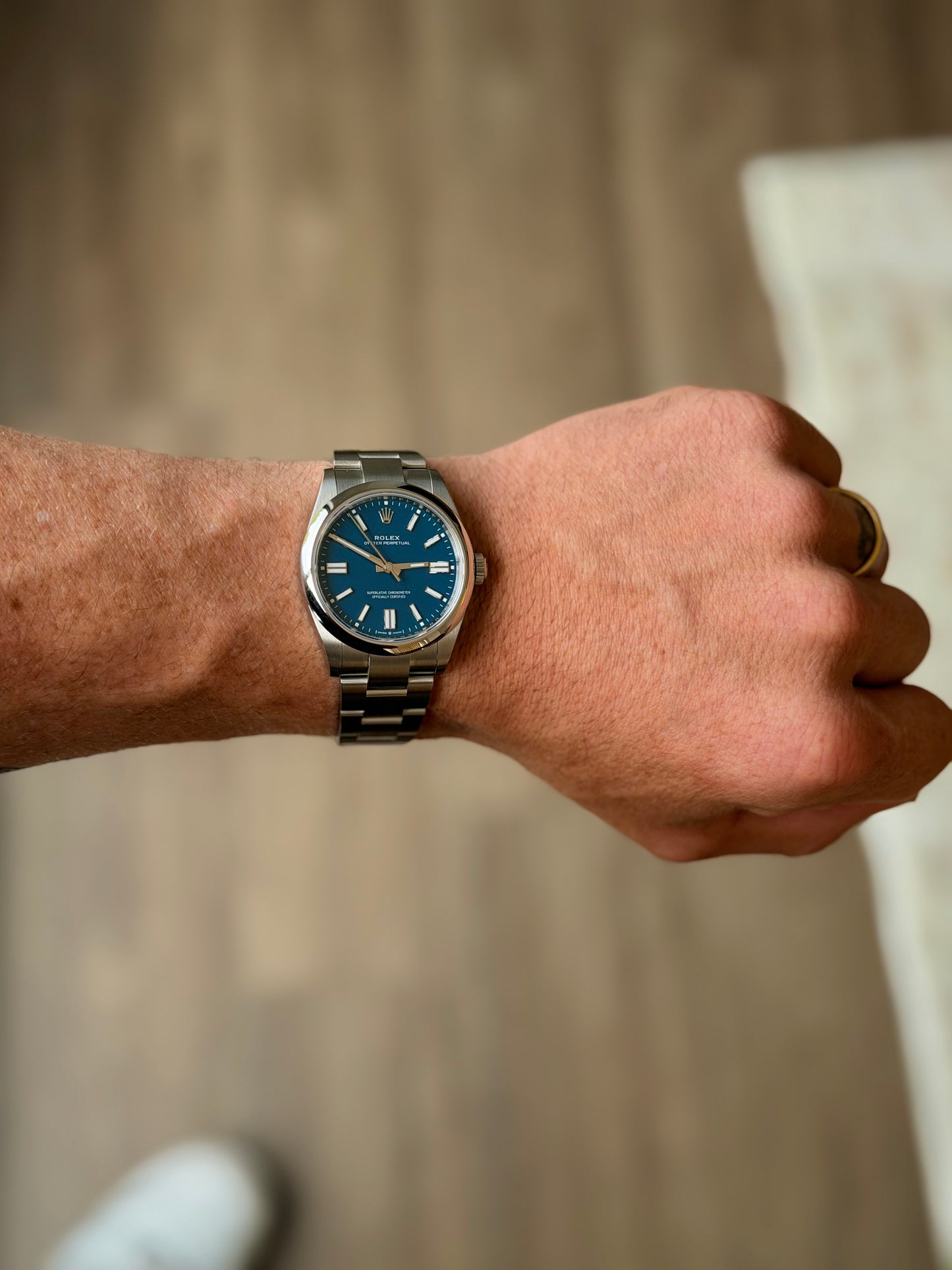 2025 Rolex OP41 Medium Blue 134300- Full Set