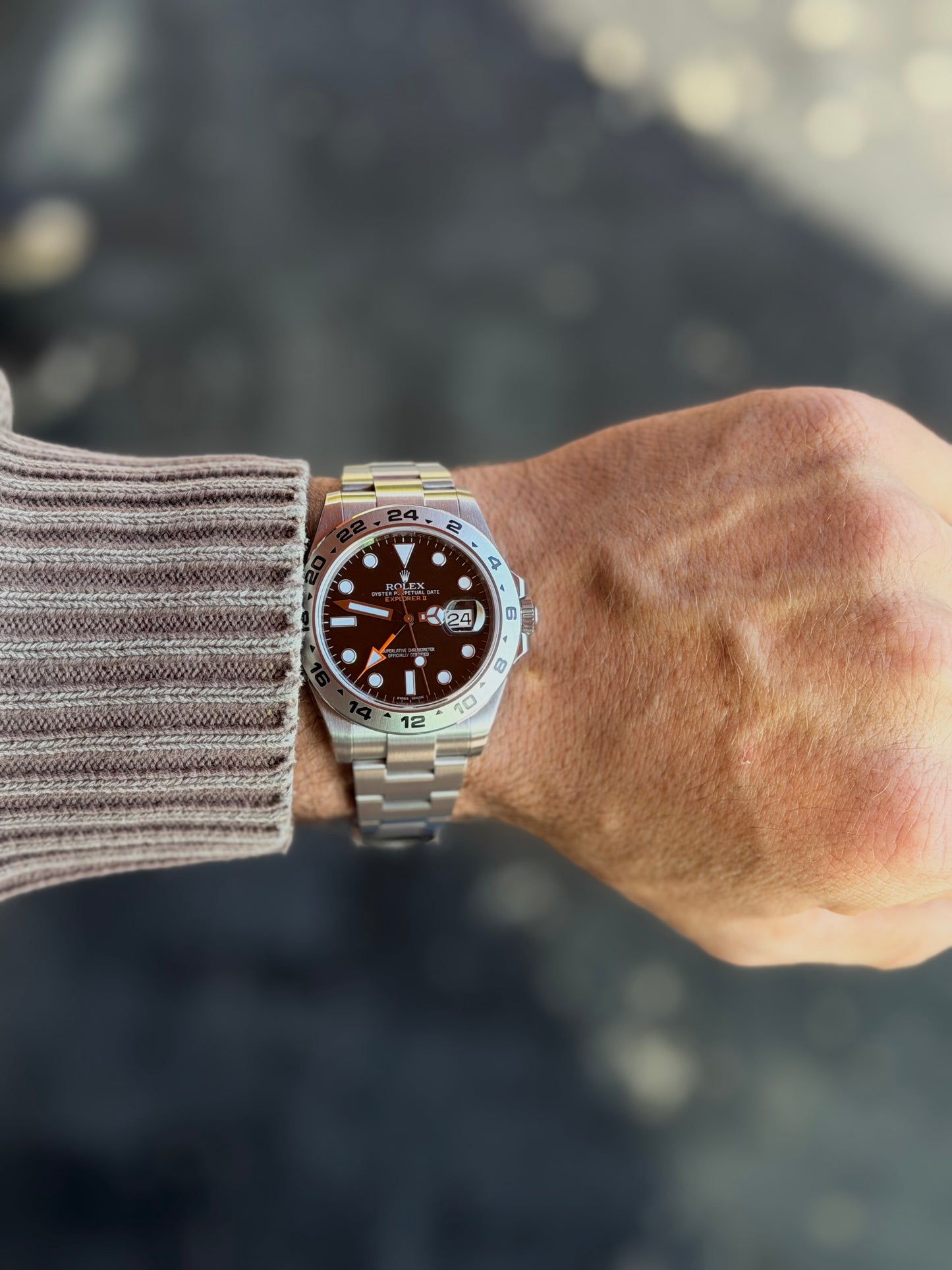 2012 Rolex Explorer II | Black Dial | Full Set | 216570
