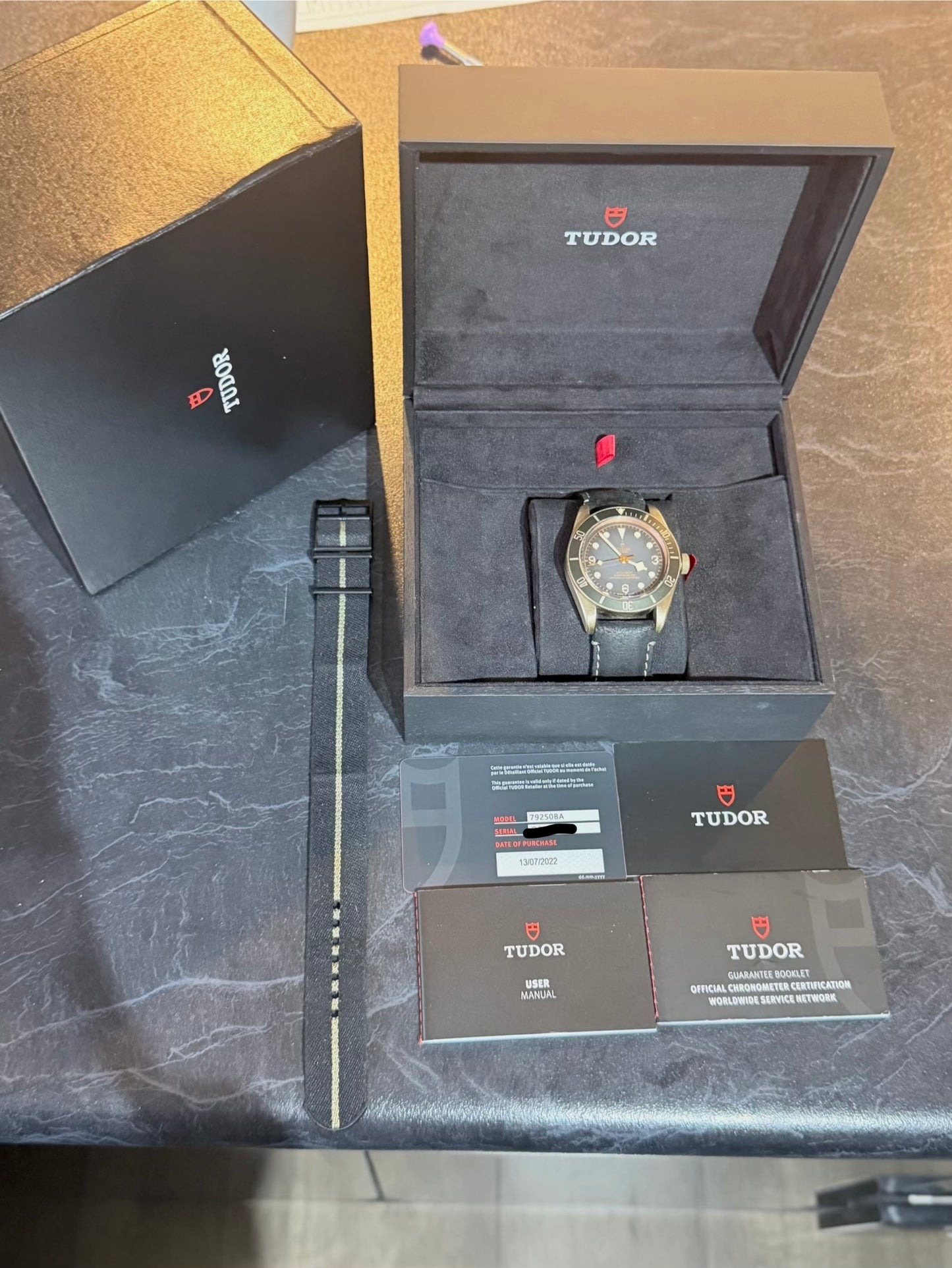 Tudor Black Bay Bronze 79250BA | 2022 | Full Set