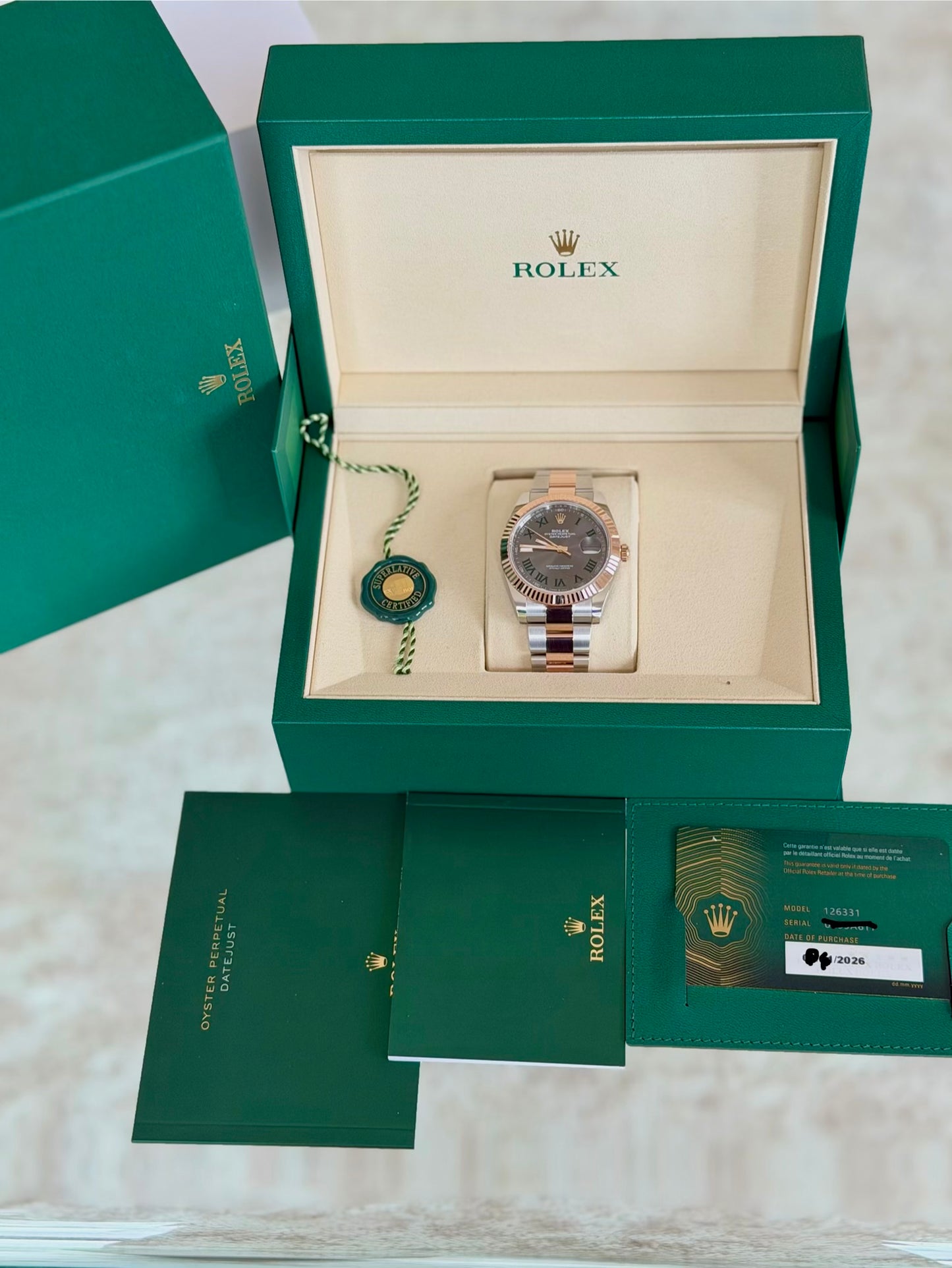 2026 New Rolex DJ41 Wimbledon 126331 - nearly 20% below RRP!!