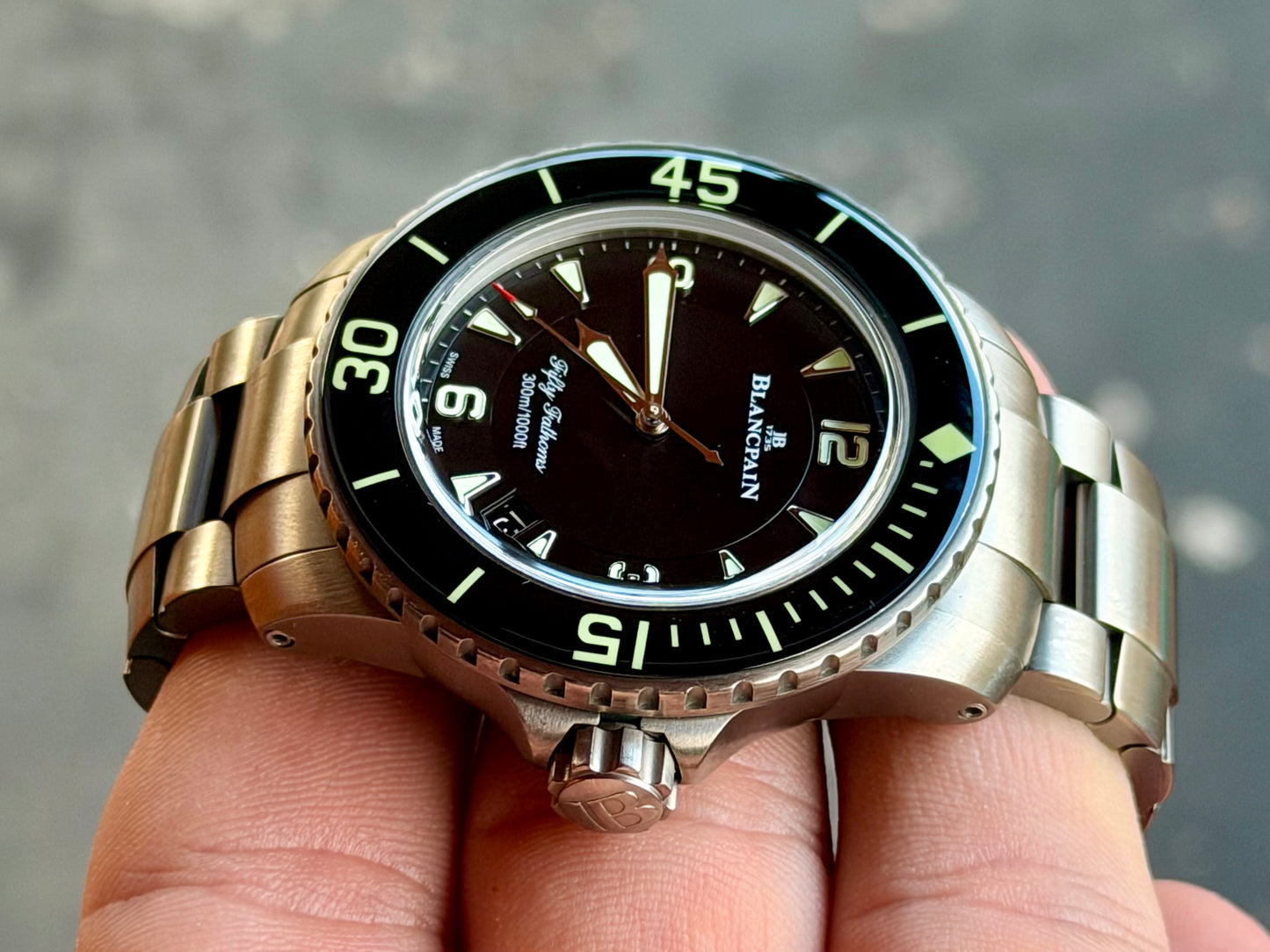 2024 Blancpain Fifty Fathoms Automatique | Titanium | Full Set | 5015-12B30-98B