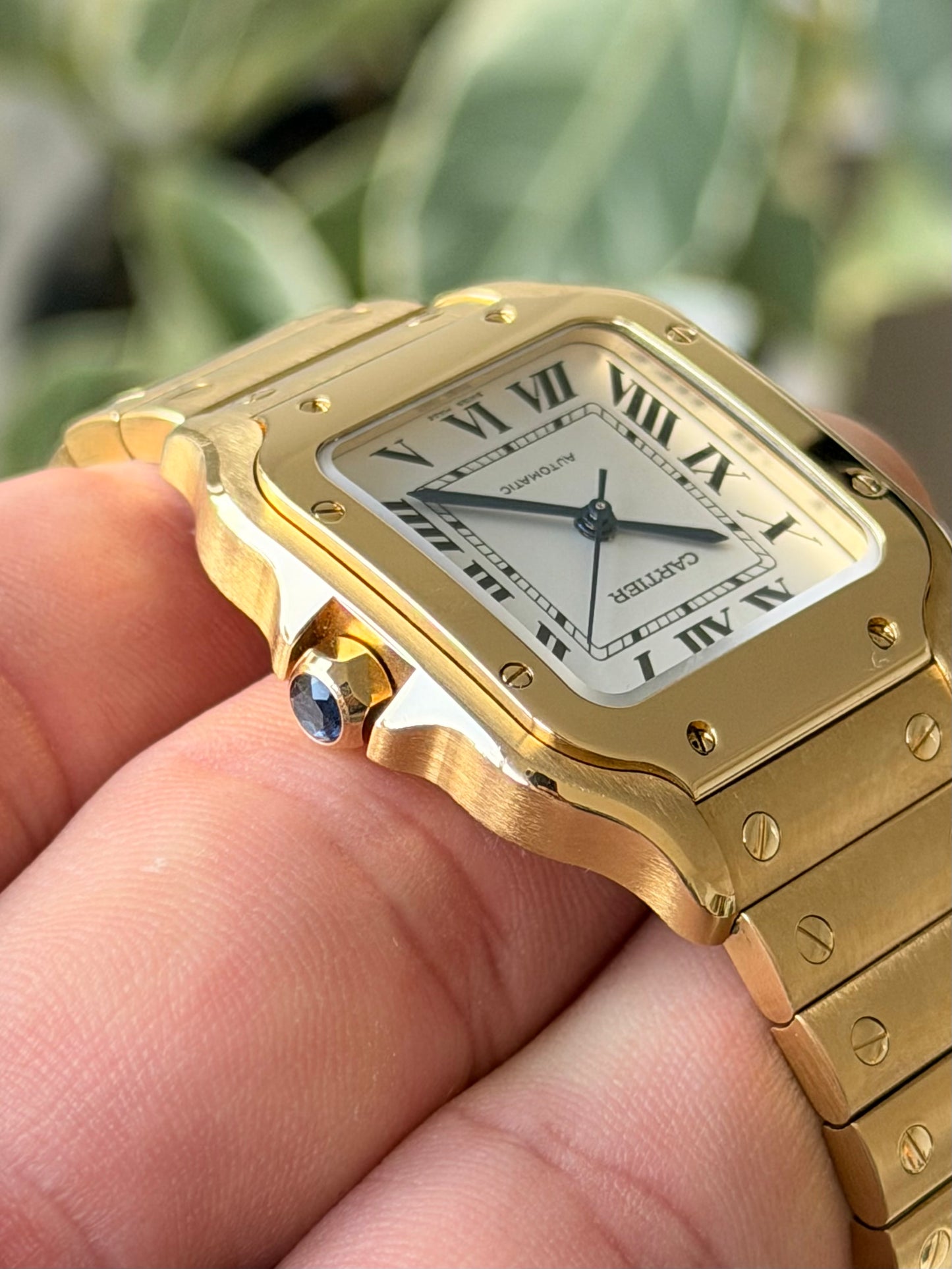 2025 Cartier Santos de Cartier Medium | WGSA0030 | 18K Yellow Gold | Full Set
