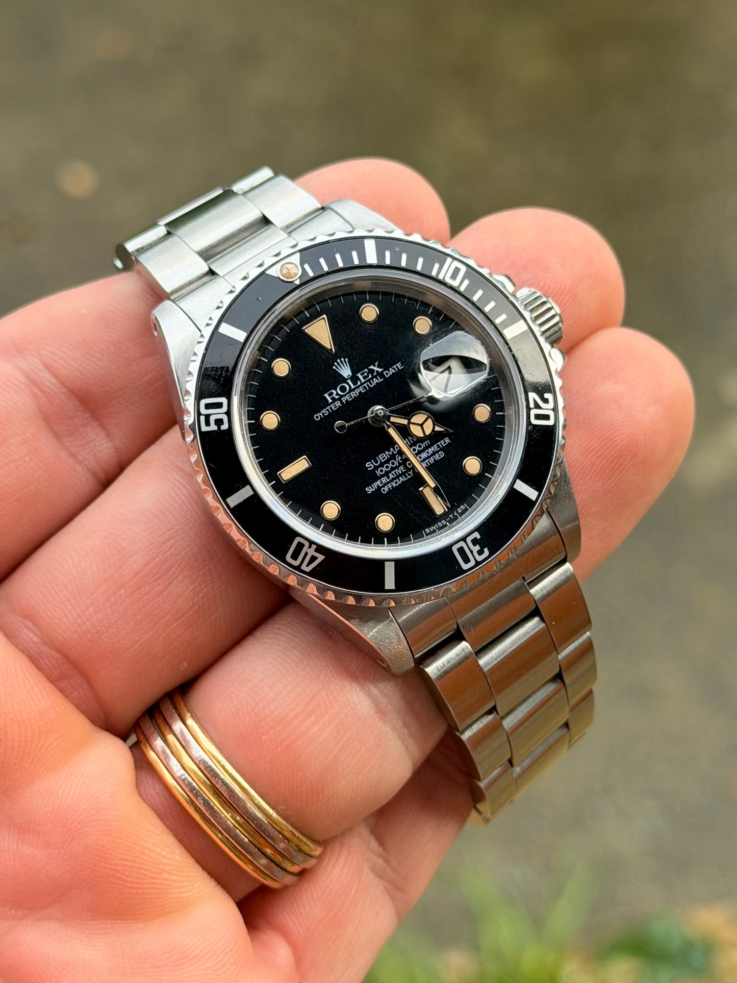 1985 Rolex Submariner Date 16800 | Butterscotch Dial