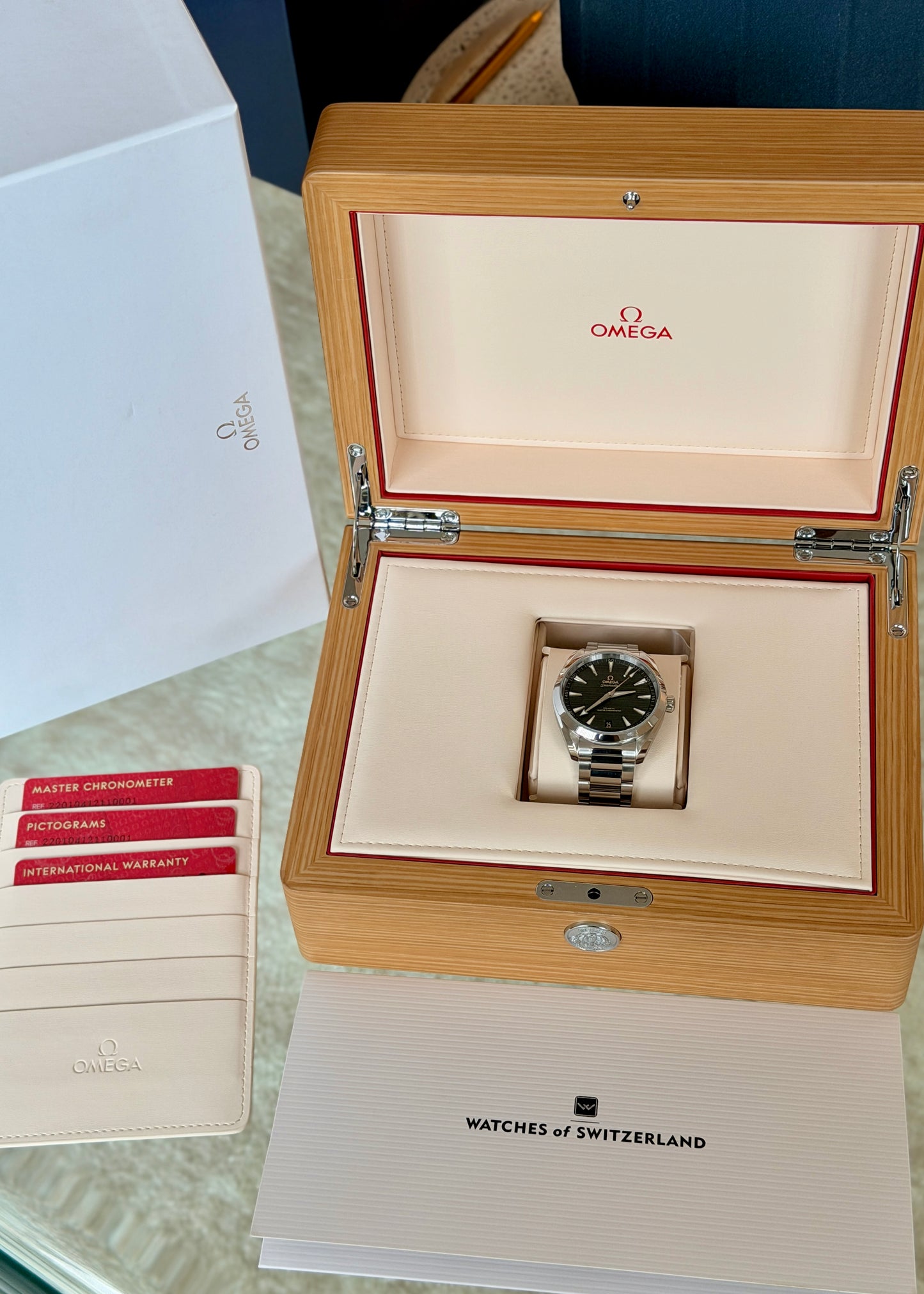 Omega Aquaterra Green Dial | 2025 | Full Set
