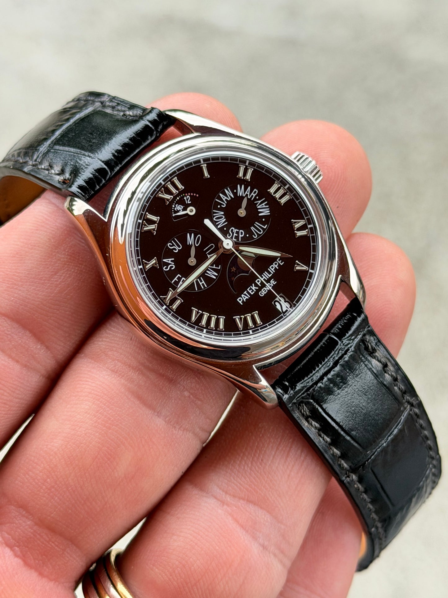 1999 Patek Philippe 5036 | Annual Calendar | Moonphase | White Gold