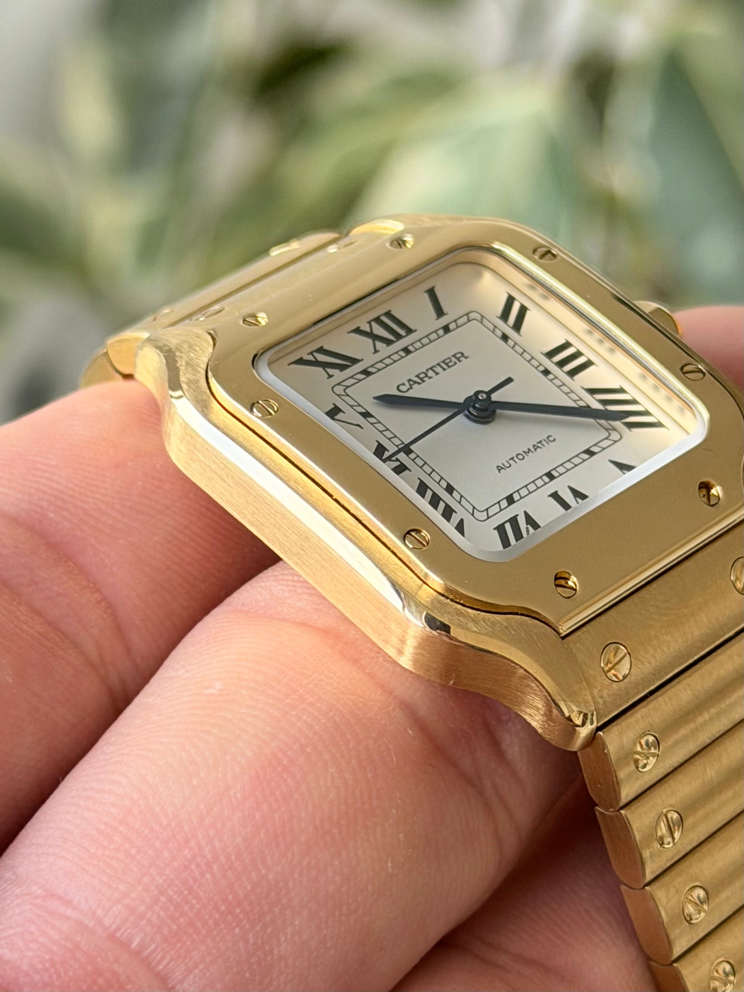 2025 Cartier Santos de Cartier Medium | WGSA0030 | 18K Yellow Gold | Full Set