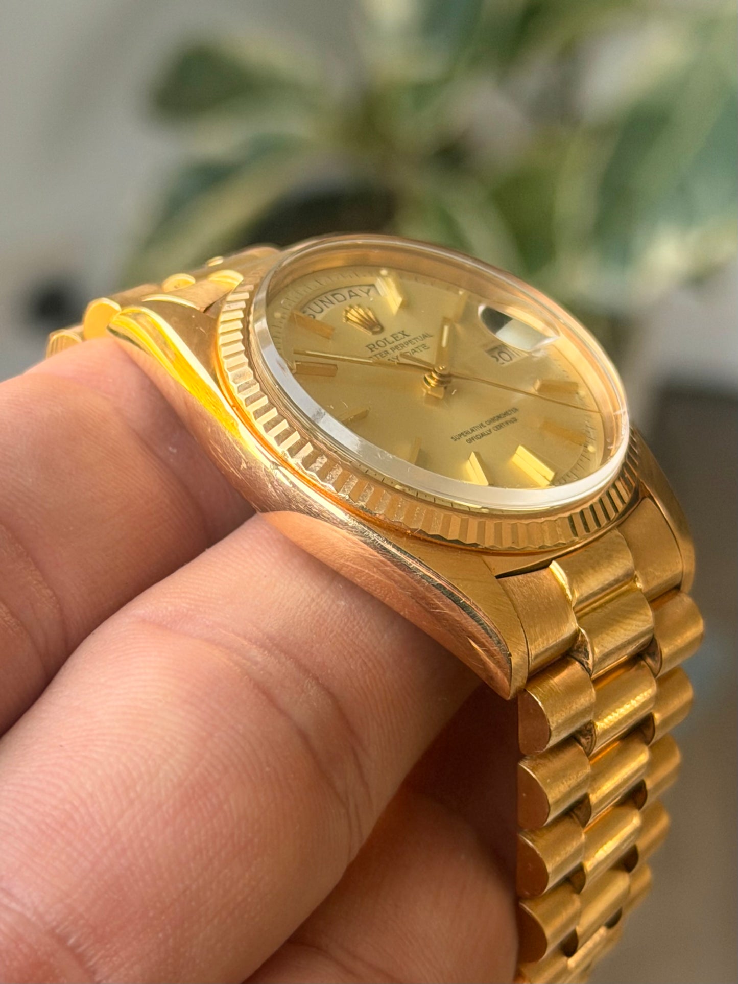 1975 Rolex Day-Date 36 | 1803 | 18K Yellow Gold