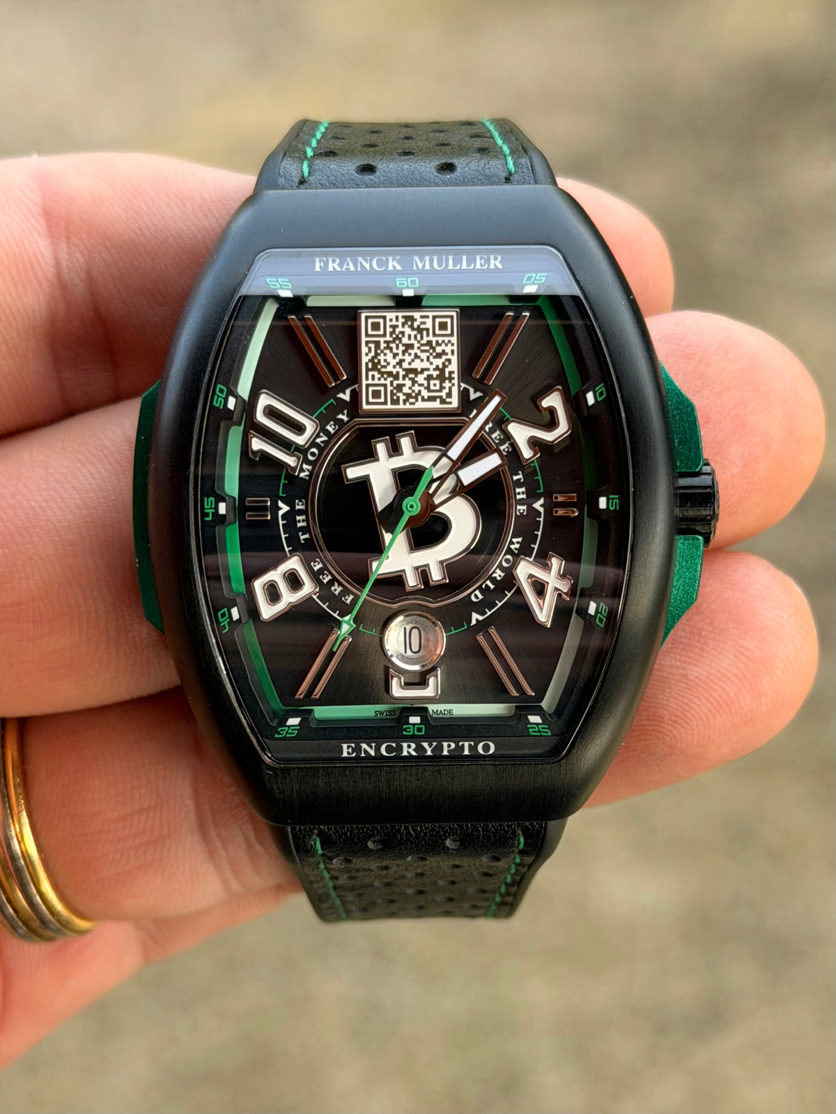 2024 Franck Muller Vanguard Encrypto | V41 SC DT RCG BTC LTD | Full Set