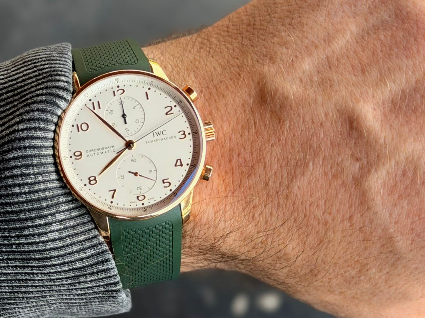 2014 IWC Portuguese Chronograph 40.9mm 18k Rose Gold | IW371480