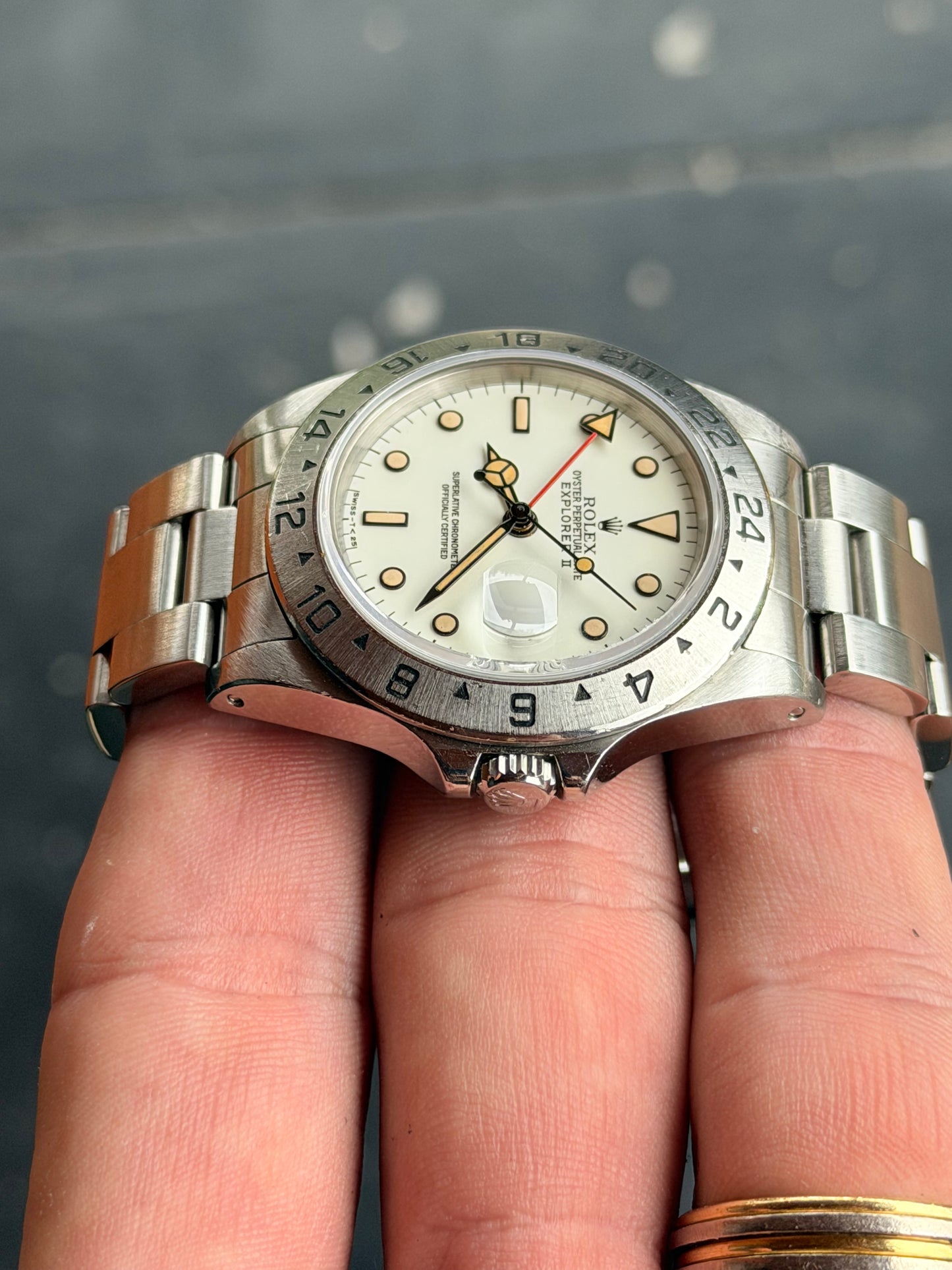1991 Rolex Explorer II 16570 | Panna Dial | Chichi di Mais