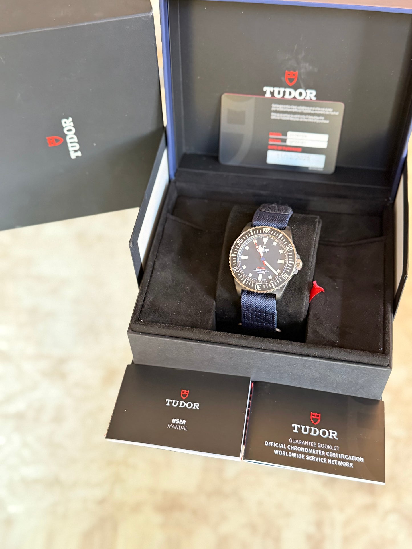 2025 Tudor Pelagos FXD | Blue & Red Alinghi | Full Set