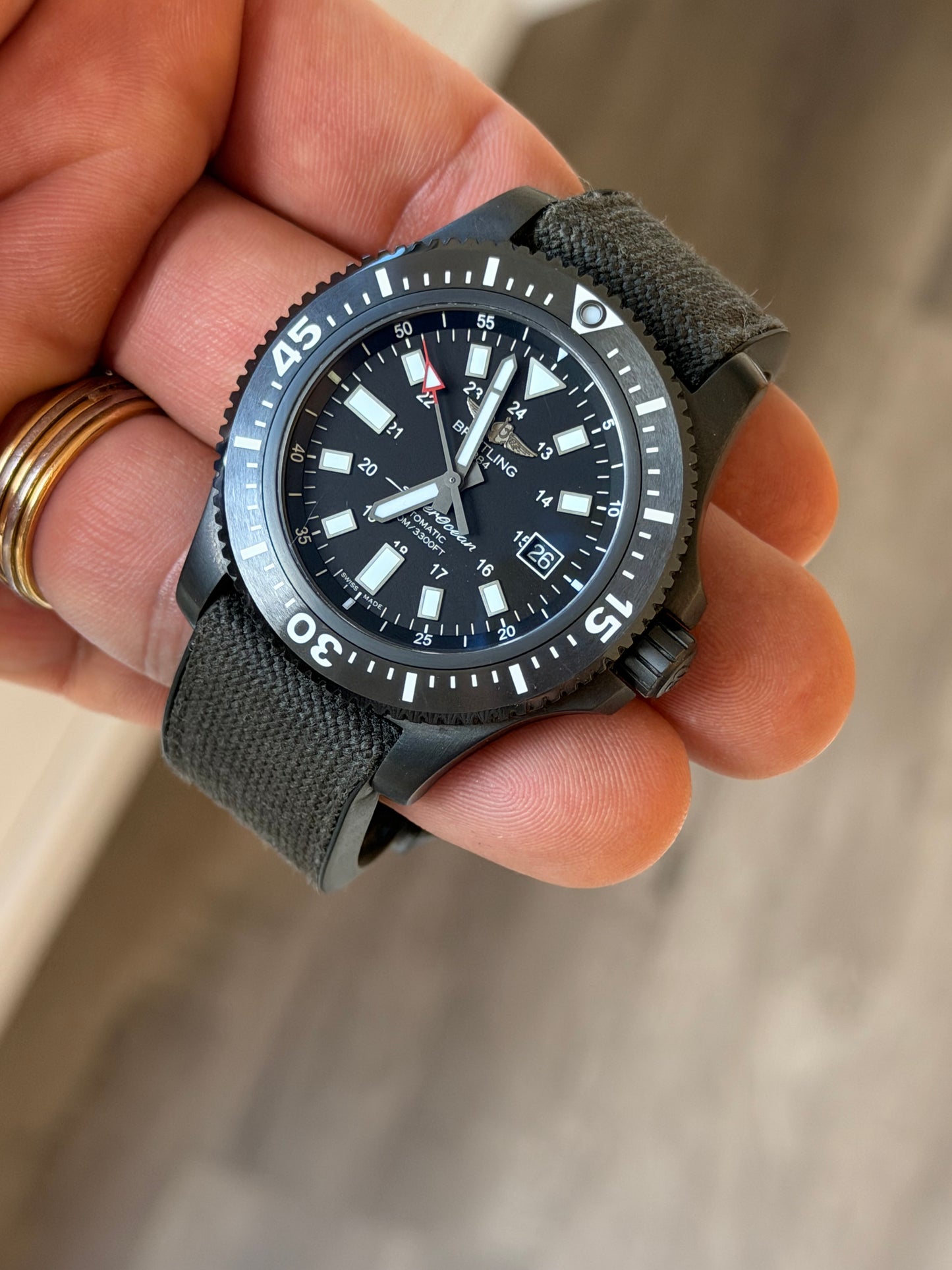 Breitling Superocean 44 Special Blacksteel | 2018 | Full Set
