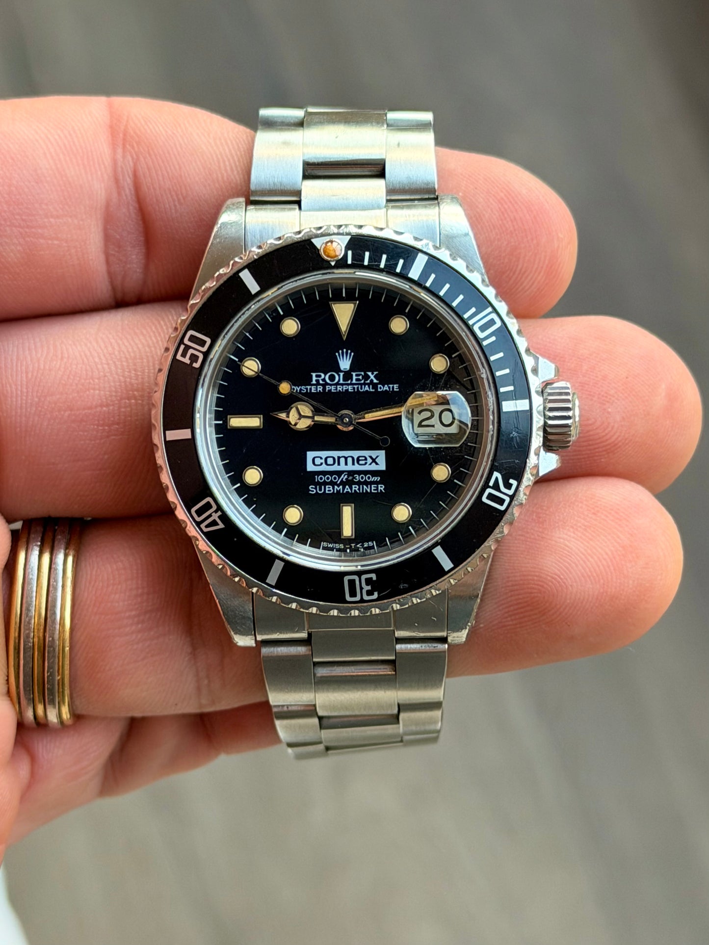 Rolex Submariner Date 16800 Comex | 1985 | Full Collector’s Set