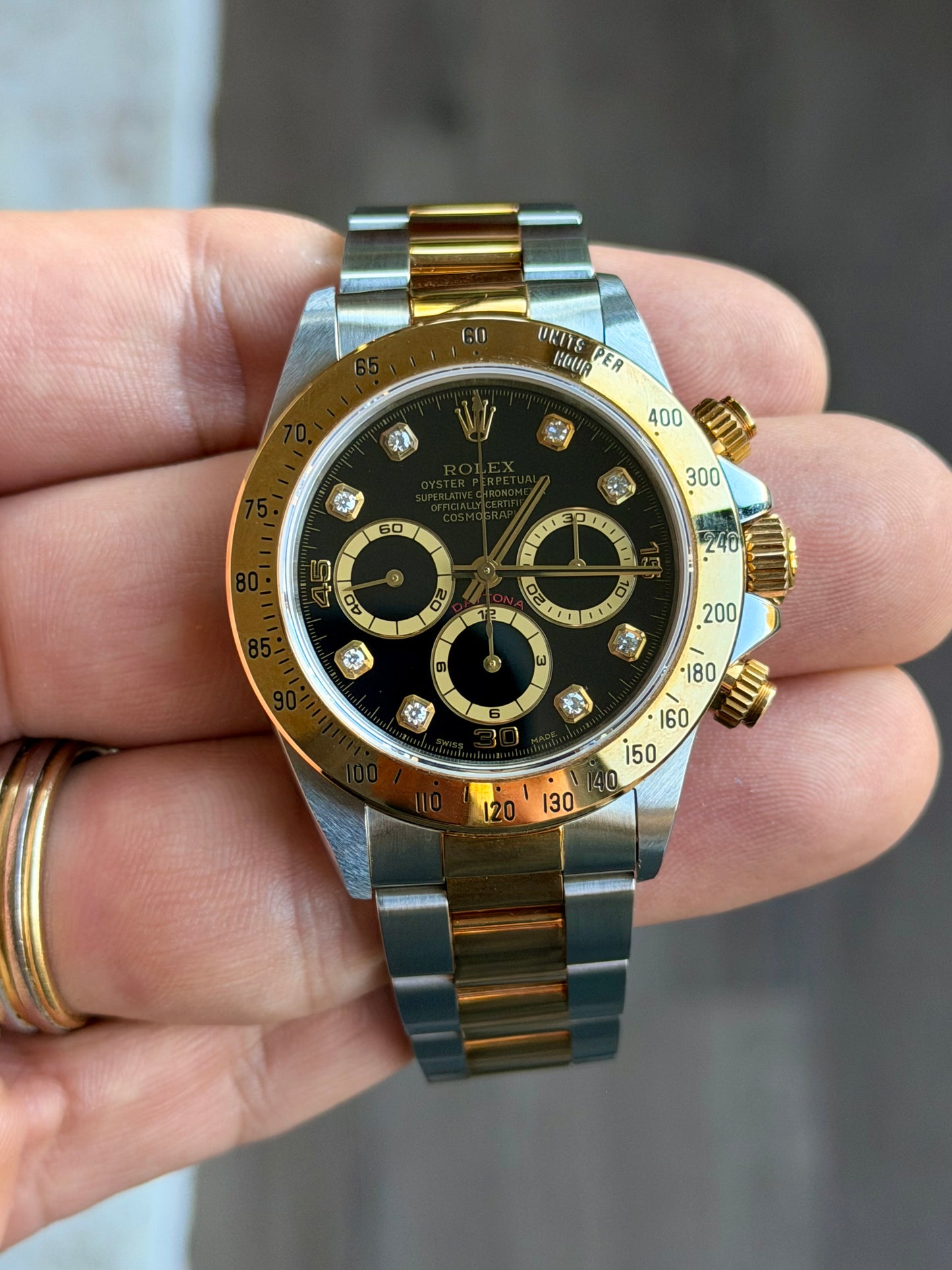 1996 Rolex Daytona 16523 “Zenith” | Black Diamond Dial | Watch Only