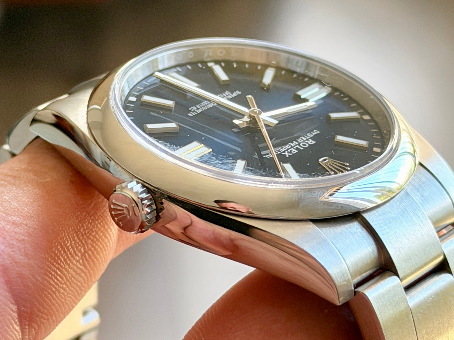 2025 Rolex OP41 Sunburst Blue - Full Set